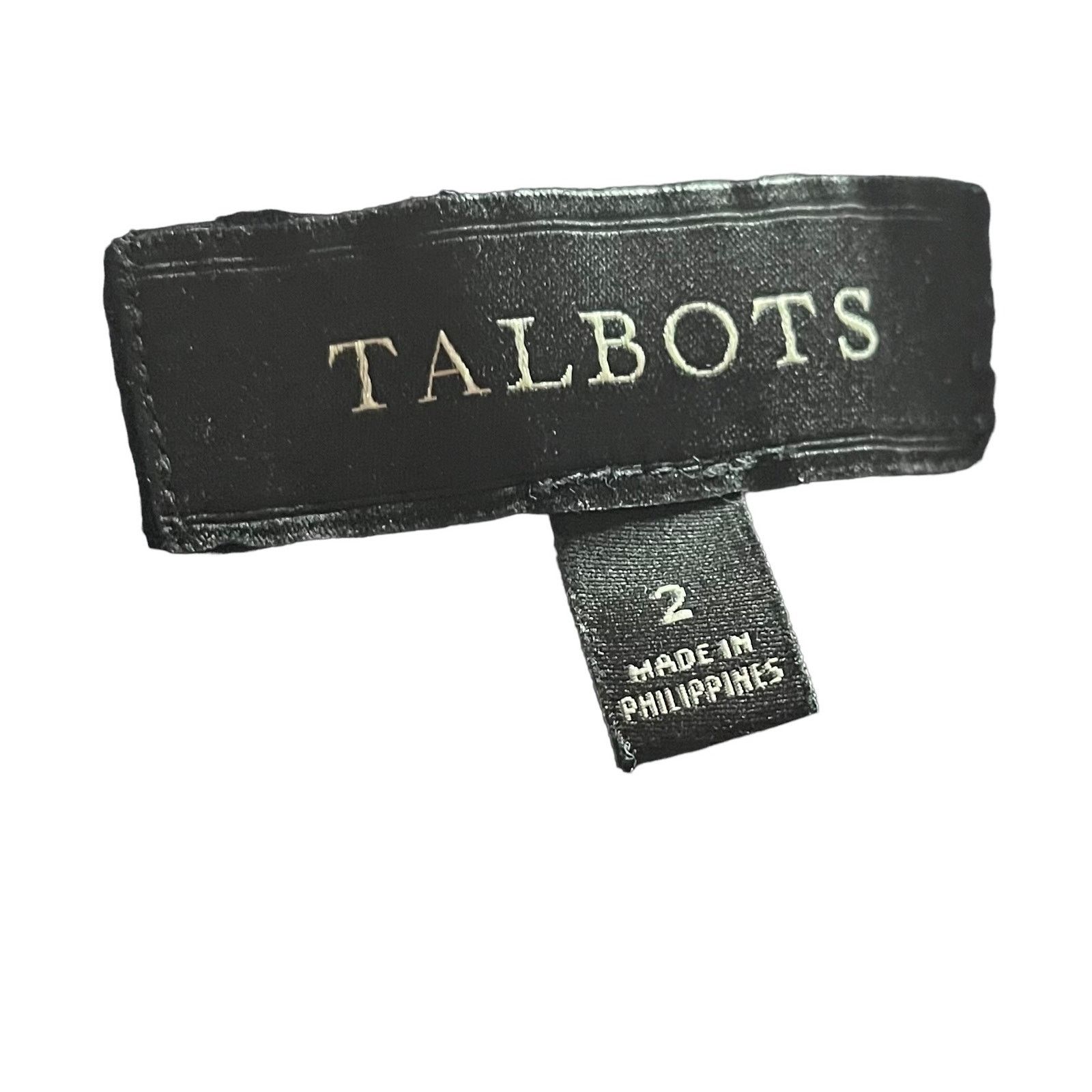 Other Talbots Textured Black Pants Size 2 MSRP $119 Size 26" / US 2 / IT 38 - 4 Thumbnail