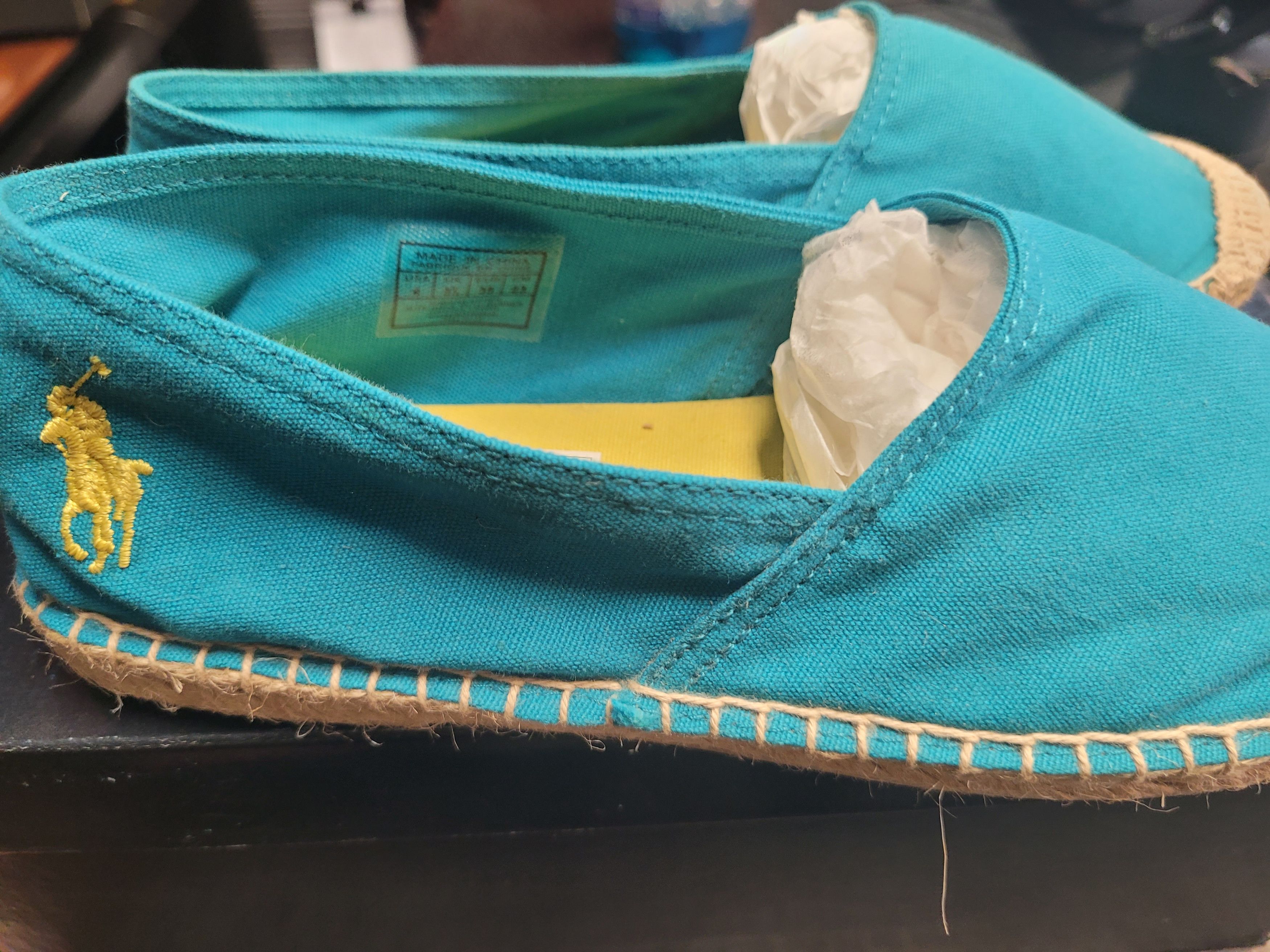 Polo Ralph Lauren Turquoise Bowman Size US 5.5 / IT 35.5 - 3 Thumbnail
