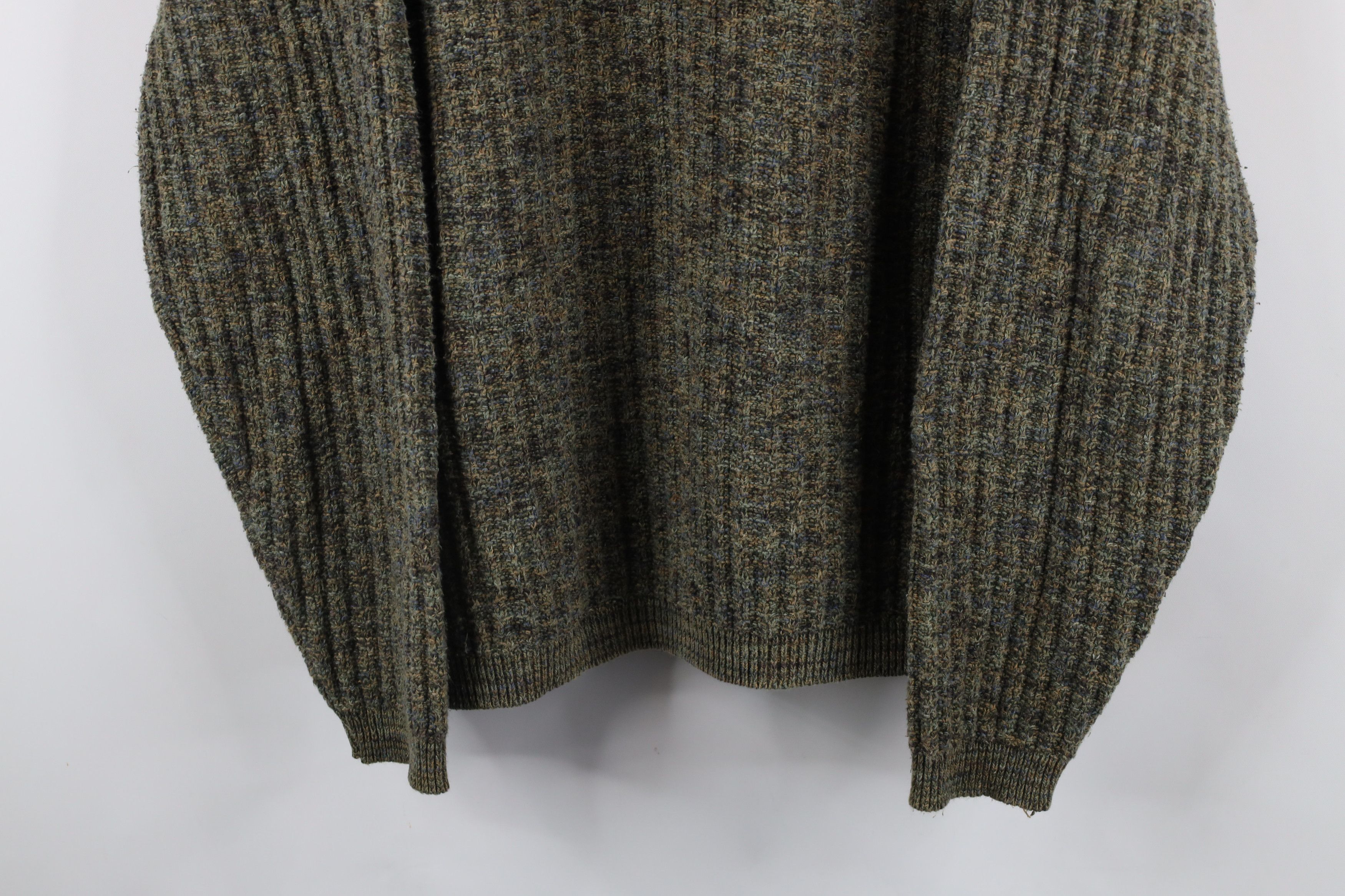 Vintage Vintage 90s Streetwear Knit V-Neck Sweater Rainbow USA Size US L / EU 52-54 / 3 - 3 Thumbnail