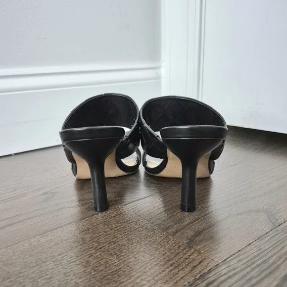 Vince Camuto Candiala Leather Heeled Slides Size US 9.5 / IT 39.5 - 10 Thumbnail