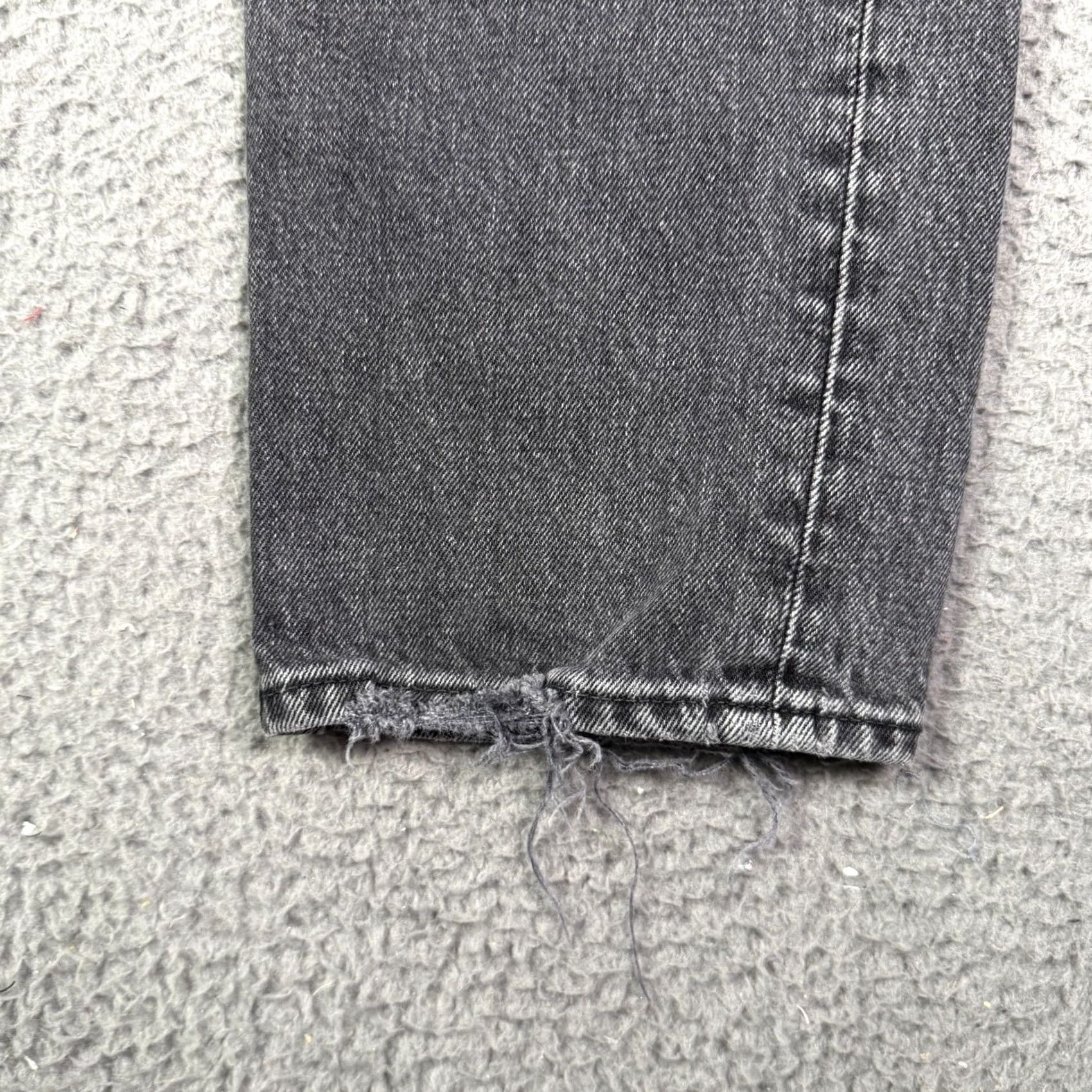 Abercrombie & Fitch Abercrombie & Fitch Jeans Men Black Faded 90s Straight Stretch Vintage Size US 29 - 3 Thumbnail