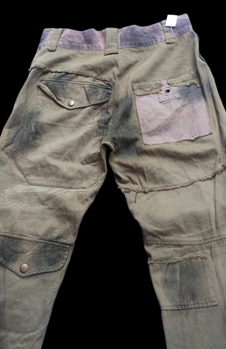 Japanese Brand Order Plus Cargo Distressed Pants Size US 34 / EU 50 - 3 Thumbnail
