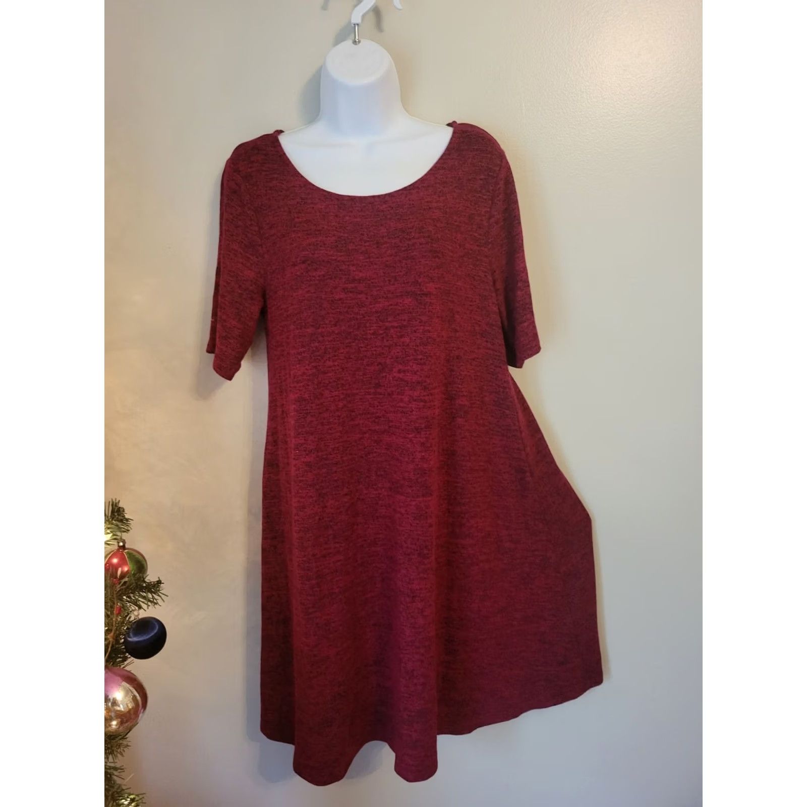 Apt. 9 Apt 9 A Line Dress Infinity Scarf 2 Pc Magenta Black M Size M / US 6-8 / IT 42-44 - 3 Thumbnail