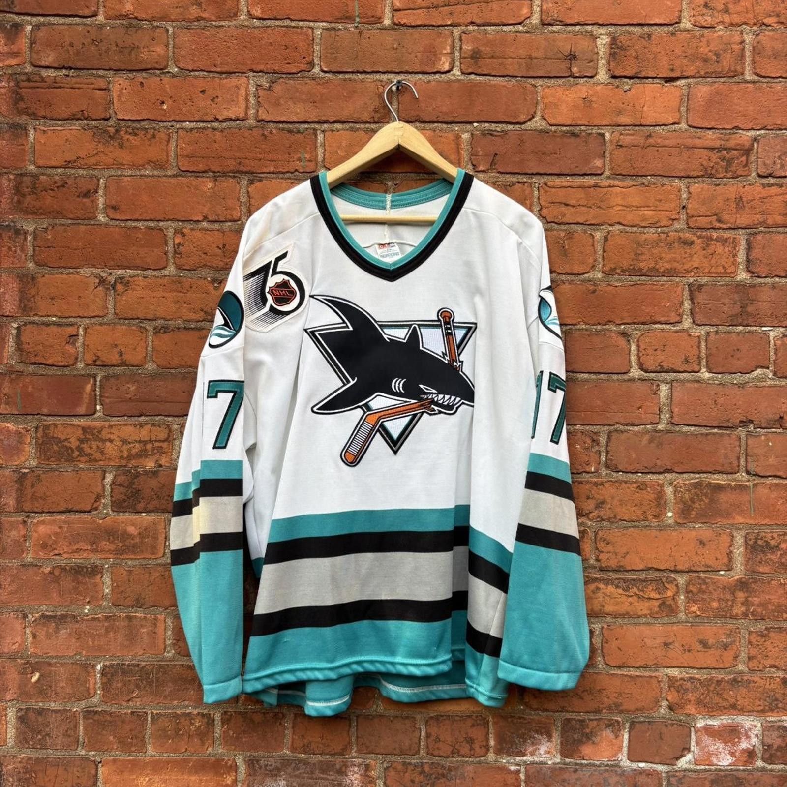 Other Vintage San Jose sharks Pat Falloon ccm maska jersey XXL Size US XXL / EU 58 / 5 - 1 Thumbnail