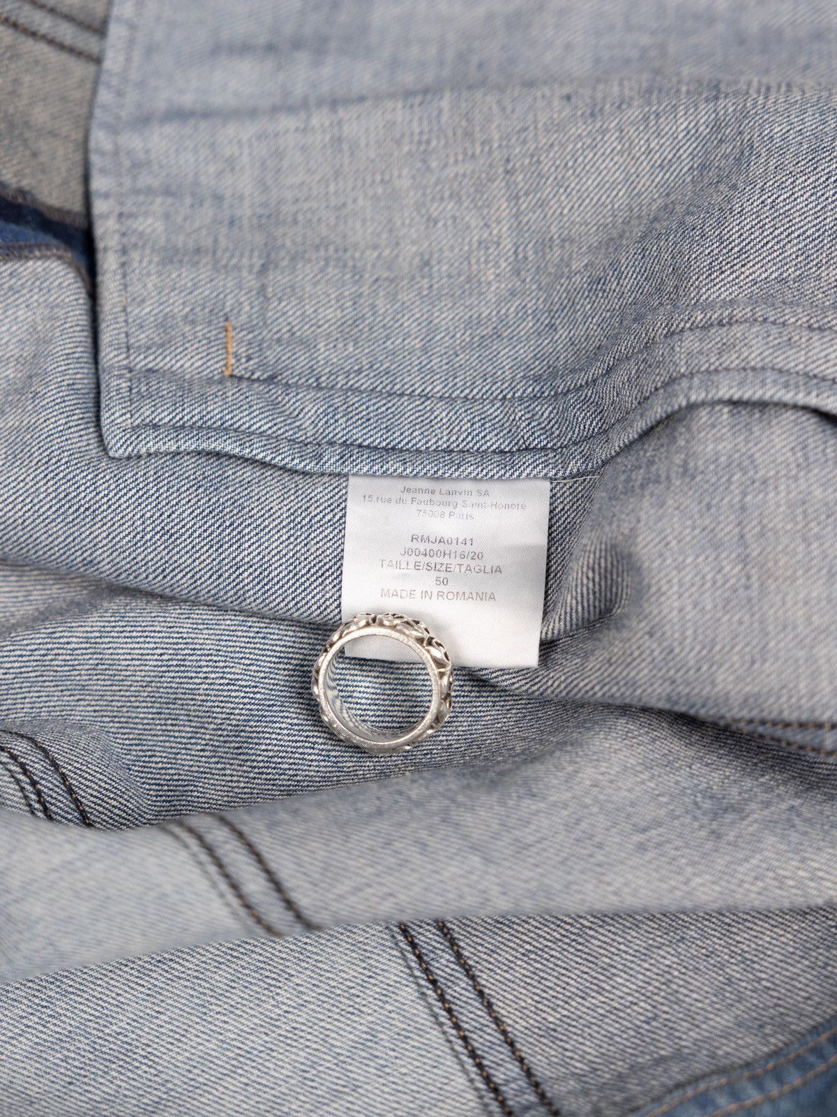 Lanvin Lanvin Split Wash Denim Jacket Size US M / EU 48-50 / 2 - 4 Thumbnail