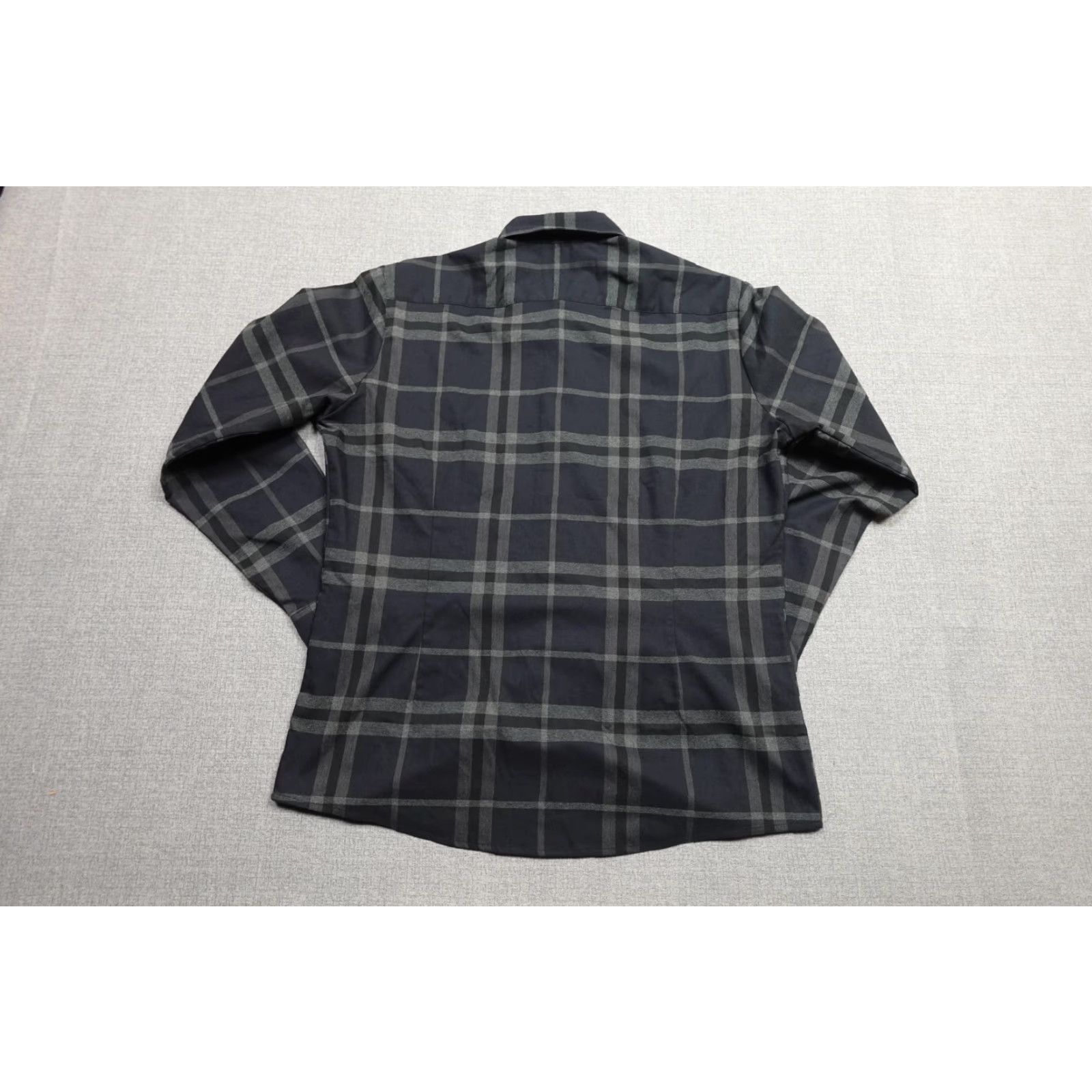 Mizzen+Main Mizzen+Main Button-Down Shirt Mens XL Gray Plaid Trim Fit Performance Stretch Shirt Size US XL / EU 56 / 4 - 4 Thumbnail