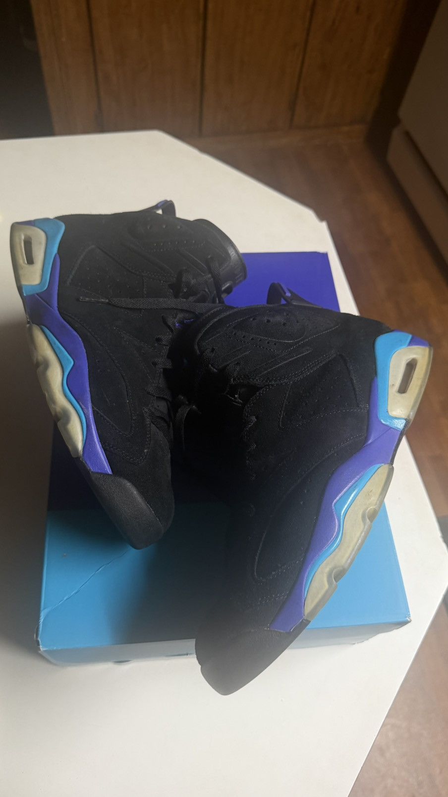 Jordan Brand Jordan 6 Aqua Retro Size US 11.5 / EU 44-45 - 3 Thumbnail