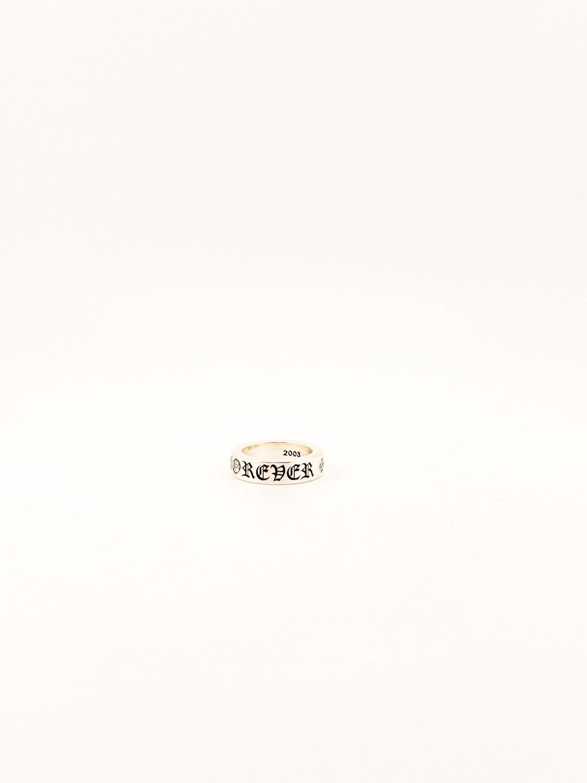 Chrome Hearts RARE! Chrome Hearts 6mm Forever Spacer Ring Size ONE SIZE - 3 Thumbnail