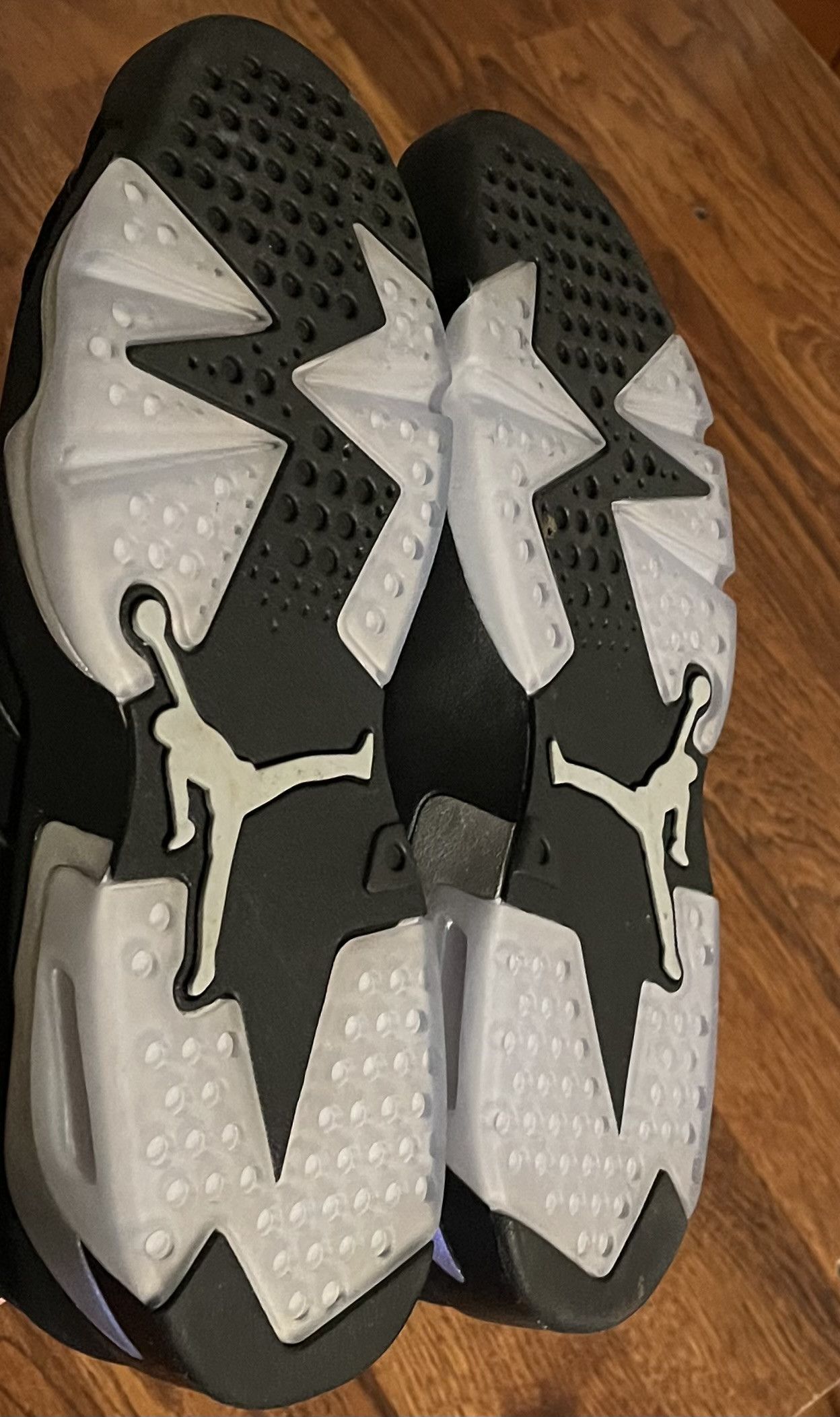 Jordan Brand Air Jordan 6 VI Retro Chrome Black Metallic Silver Size US 11.5 / EU 44-45 - 5 Thumbnail