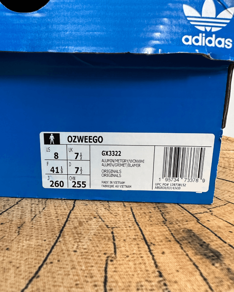 Adidas Adidas Originals Ozweego Aluminum Wonder White - Size 8 Size US 8 / EU 41 - 10 Thumbnail