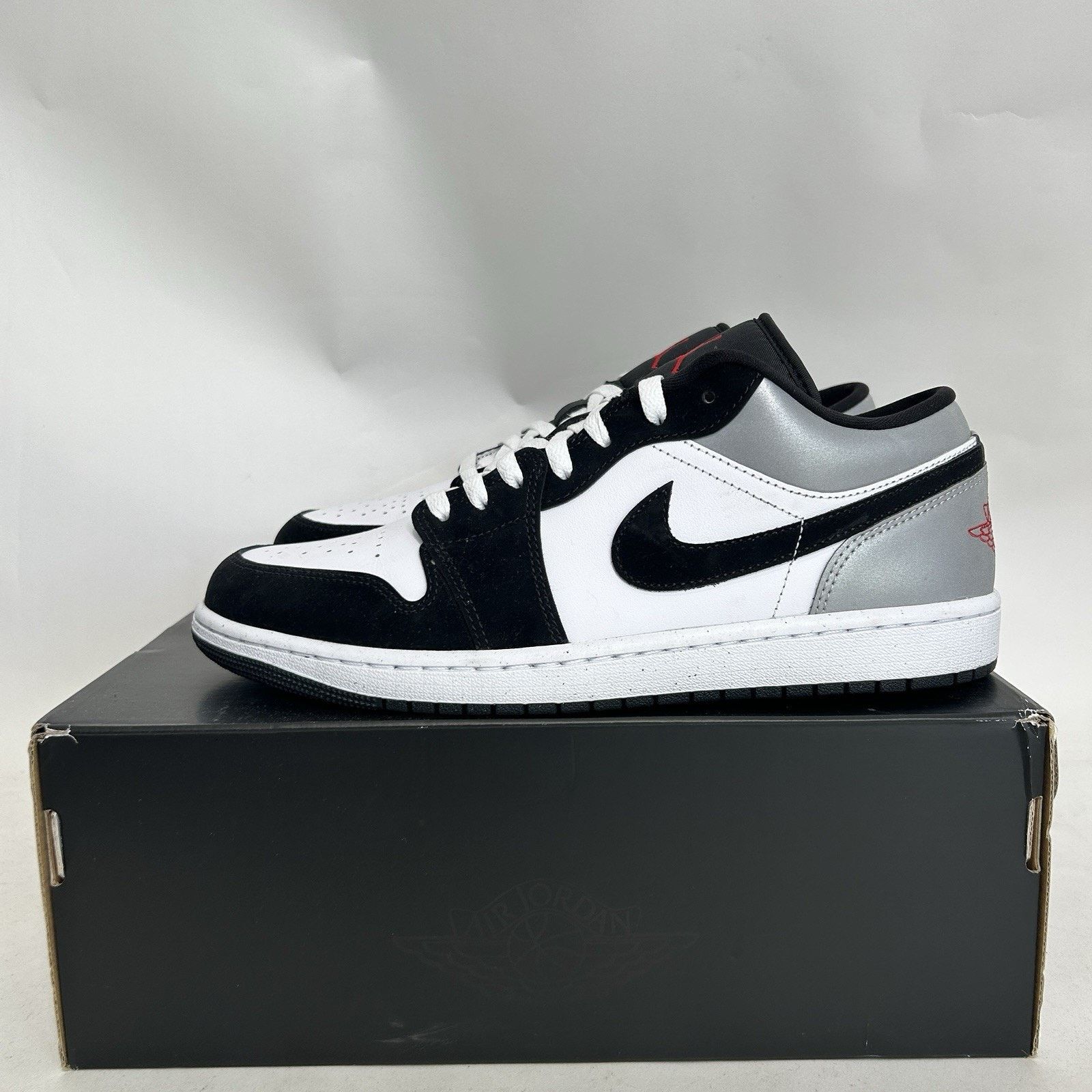 Nike Nike Air Jordan 1 Retro Low SE “Matte Silver/Fire Red/Black” Size US 11 / EU 44 - 6 Thumbnail