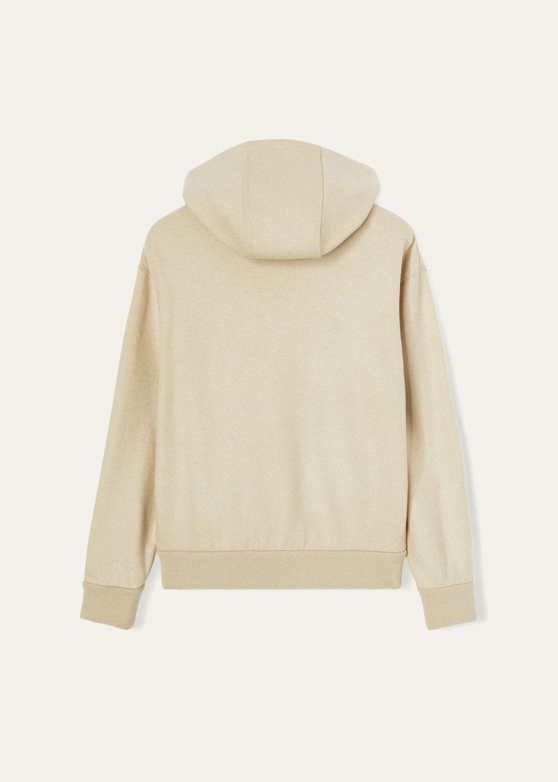 Loro Piana o1srvl11e1224 Oversized Drop-Shouldered Hoodie in Beige Size US M / EU 48-50 / 2 - 2 Thumbnail