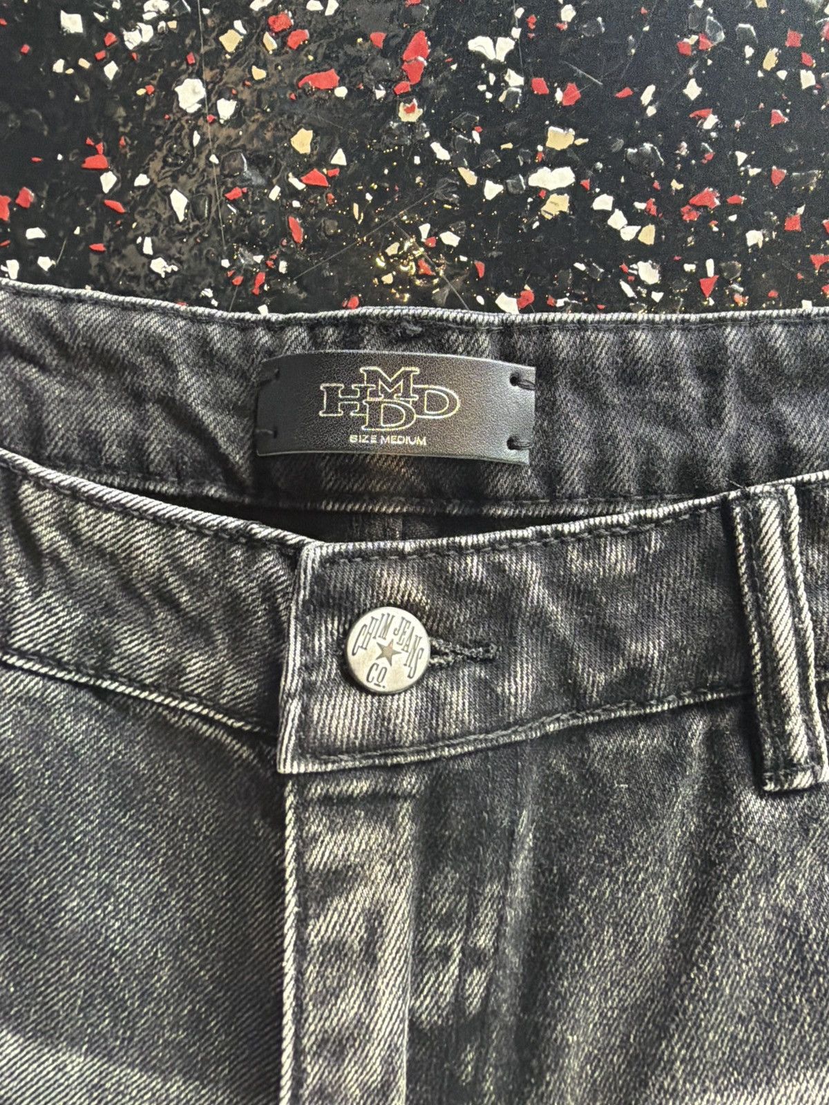 HMDD HMDD Crystal Jorts Size US 33 - 5 Thumbnail