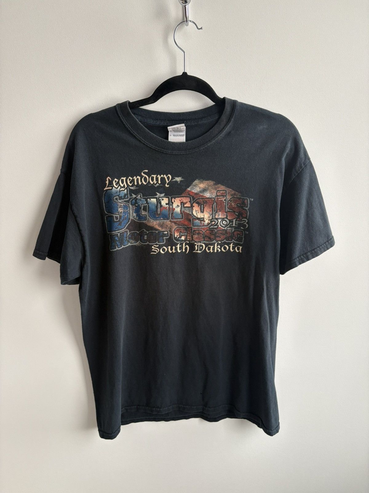 Harley Davidson Vintage Harley Davidson 2013 Sturgis Motorcycle Fade T-shirt Size US L / EU 52-54 / 3 - 1 Thumbnail