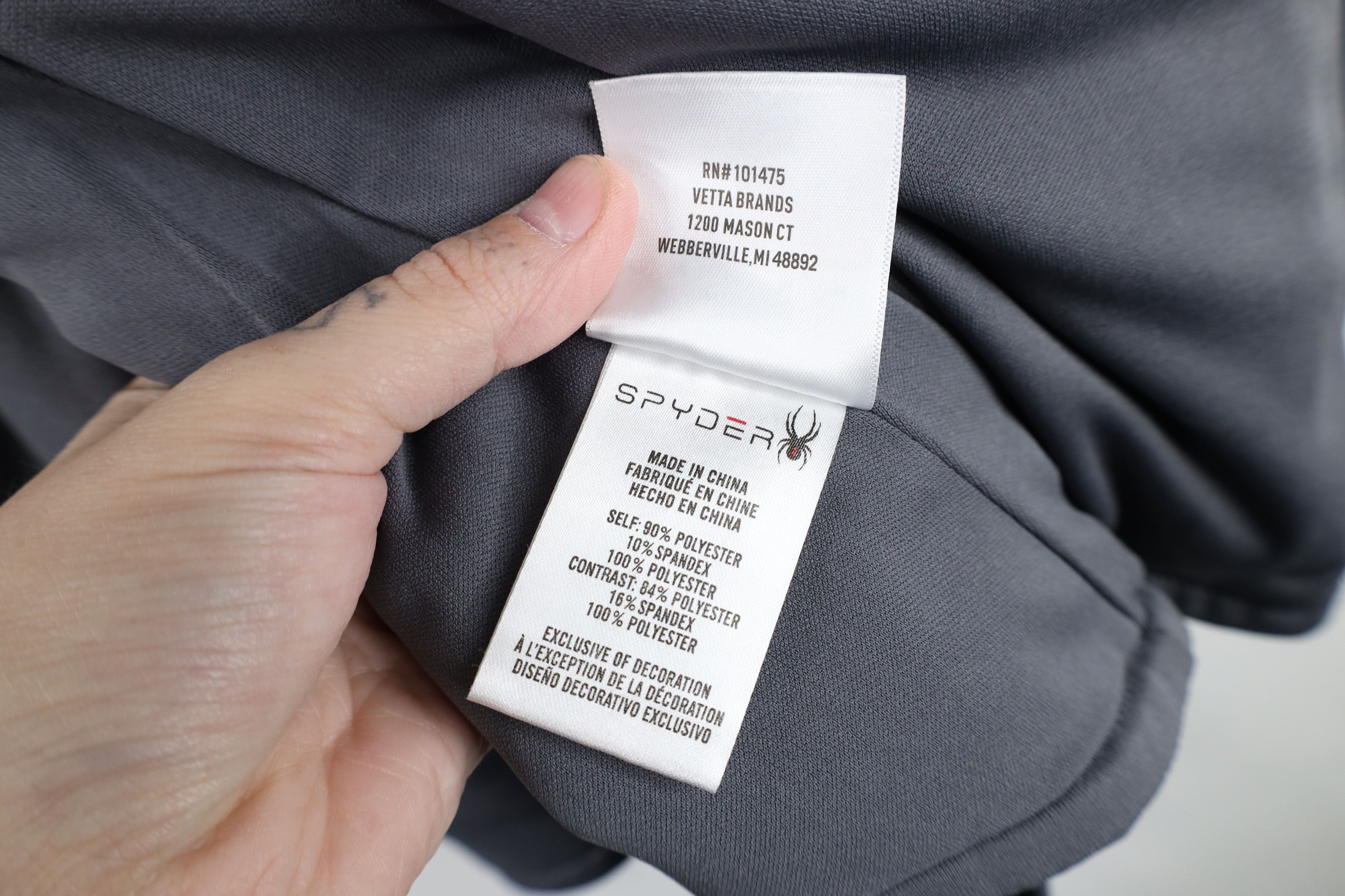 Spyder New w Defects Spyder Transit Full Button Shirt Jacket Gray Size US M / EU 48-50 / 2 - 14 Thumbnail