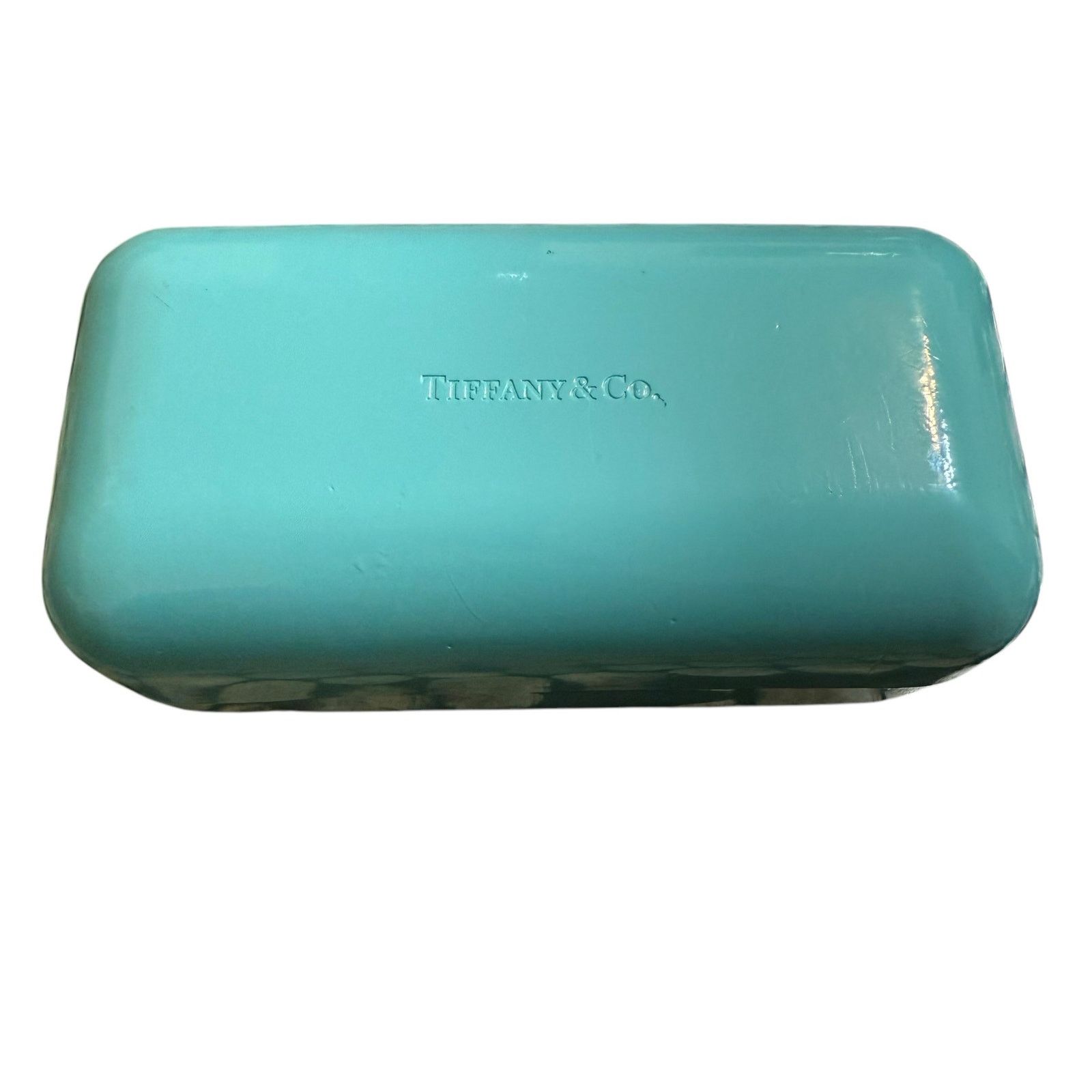 Tiffany & Co. Tiffany & Co. Turquoise Blue Hard Clam Shell Case and Cloth Size ONE SIZE - 2 Thumbnail