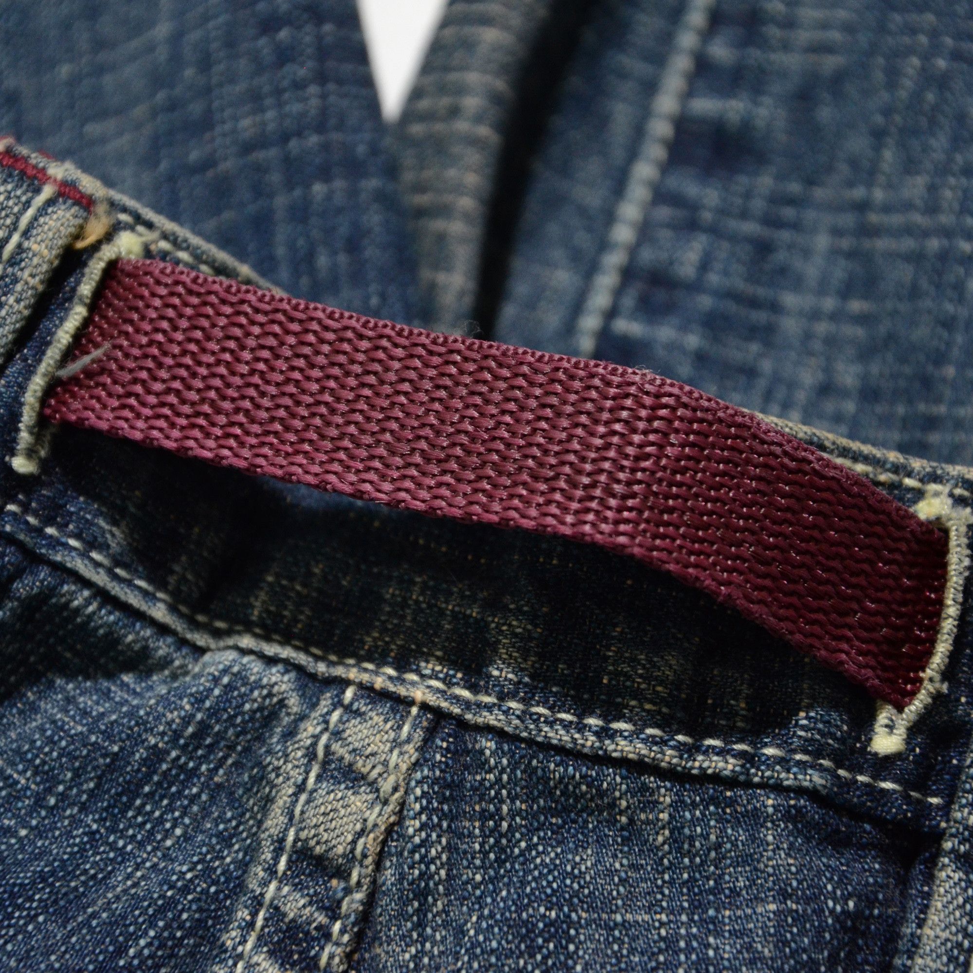 Phat Farm [Folded Color Stain] PF Rare Cargo Denim 90s Streetwear Size US 30 / EU 46 - 6 Thumbnail