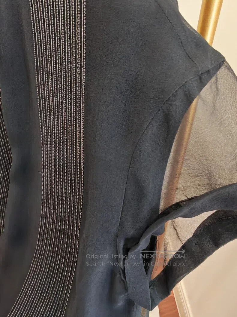 Brunello Cucinelli Brunello Cucinelli Double-Layer Silk Top Size XS / US 0-2 / IT 36-38 - 4 Thumbnail