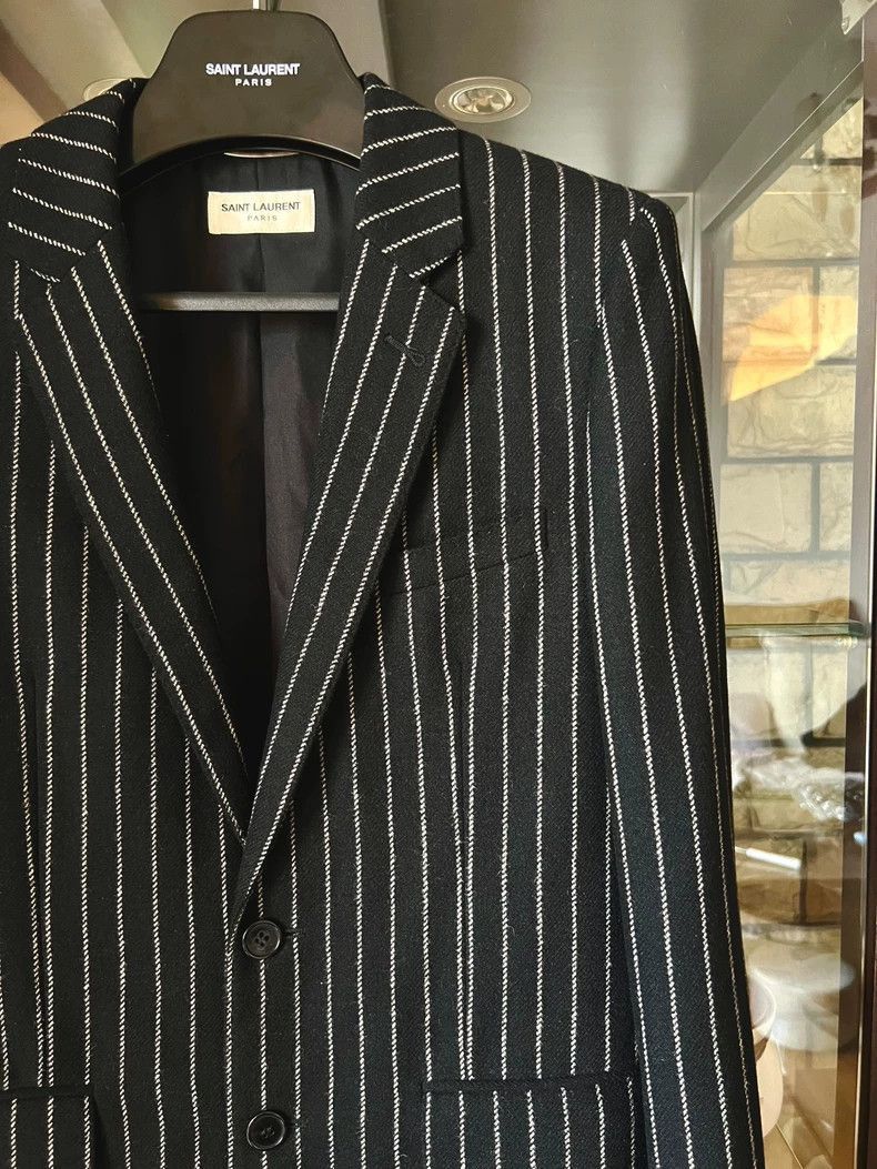 Saint Laurent Paris Saint Laurent Paris 15fw black and white woolen suit set-25 Size US S / EU 44-46 / 1 - 3 Thumbnail