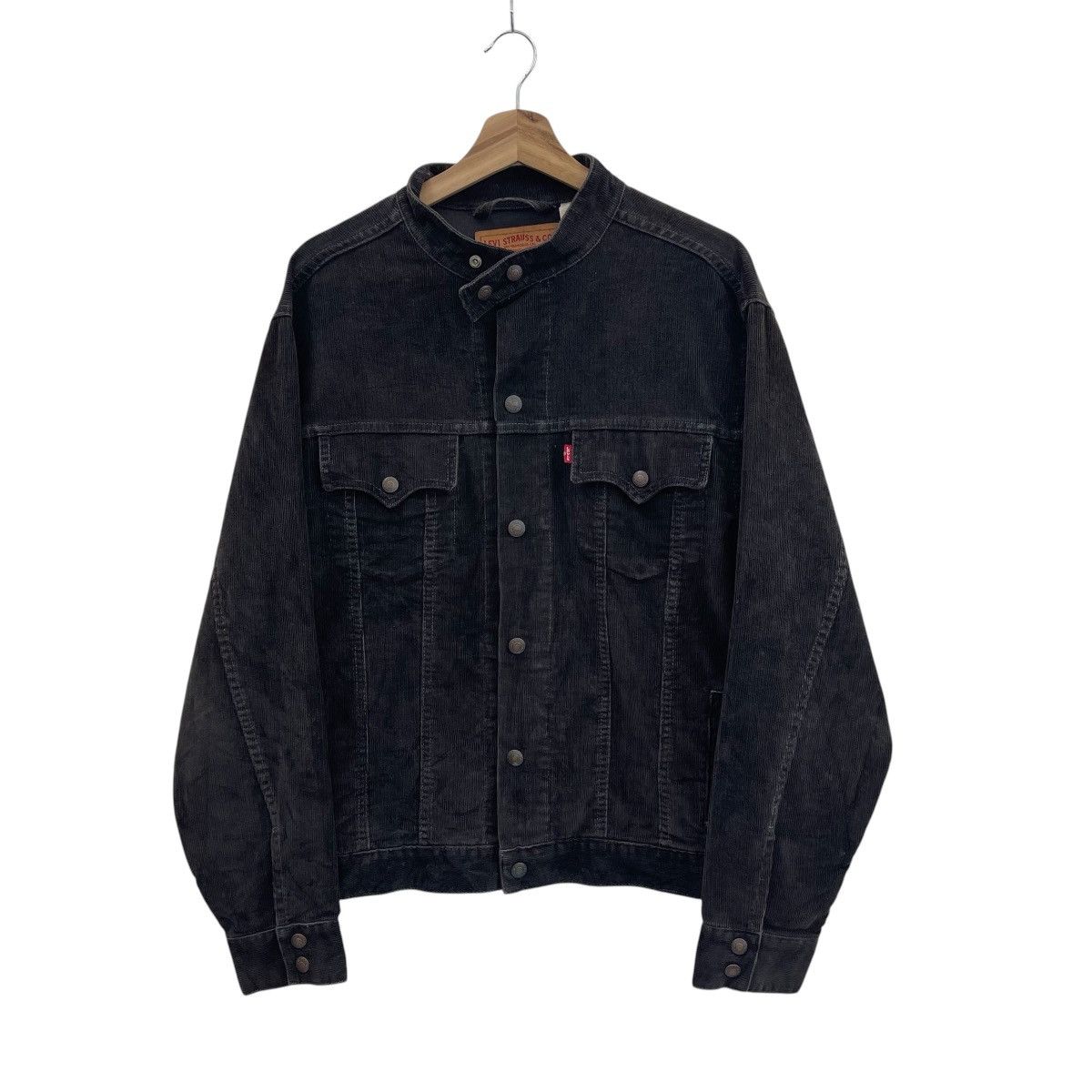 Levi's Vintage Levi’s Brown Corduroy Biker Jacket Cafe Racer Style Size US M / EU 48-50 / 2 - 1 Thumbnail