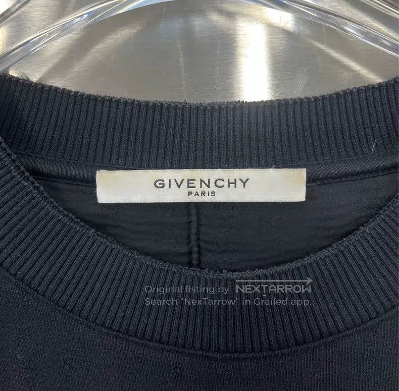 Givenchy Givenchy Black Destroyed Letter Logo Hoodie Size M Size US M / EU 48-50 / 2 - 3 Thumbnail