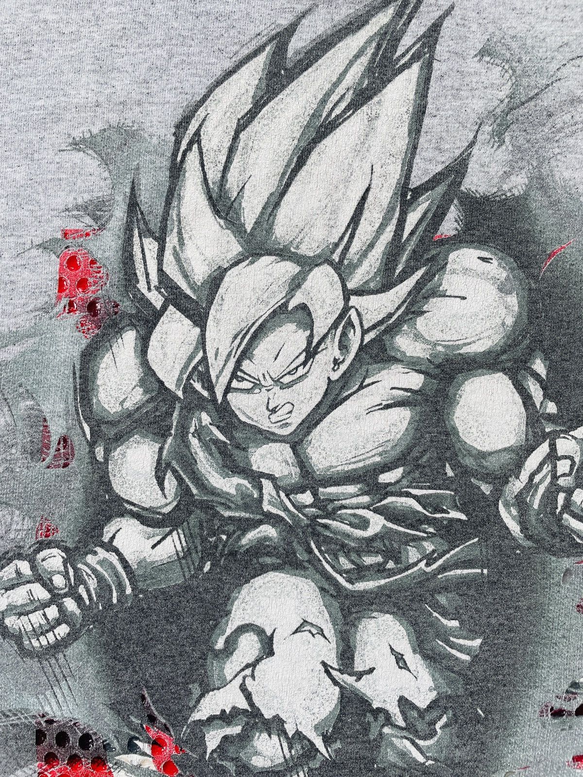 Anime Vintage Dragon Ball Z Son Goku SS Size US L / EU 52-54 / 3 - 9 Thumbnail