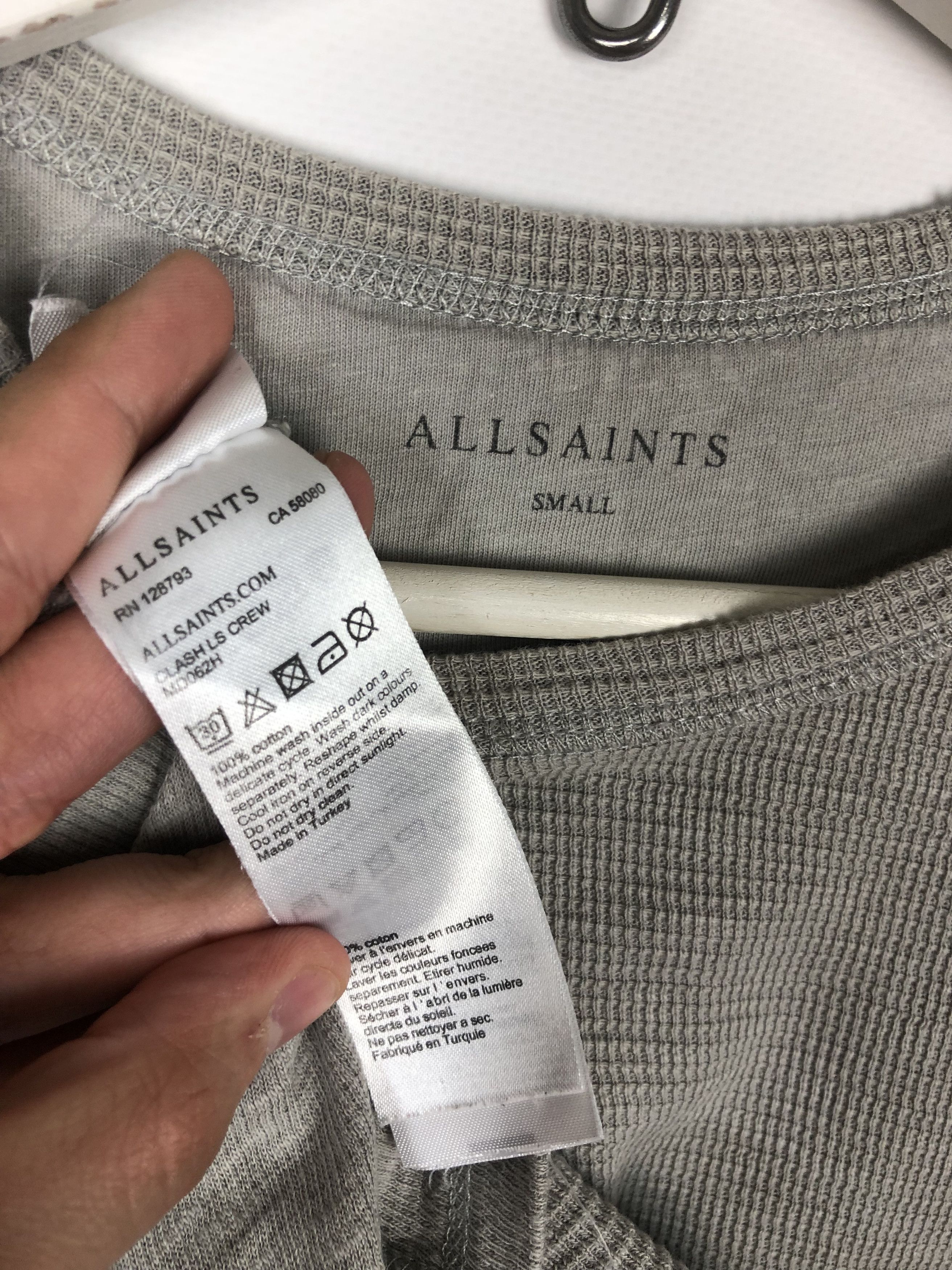Allsaints Allsaints Longsleeve Pullover Clash LS Crew Small Logo S Size US S / EU 44-46 / 1 - 8 Thumbnail