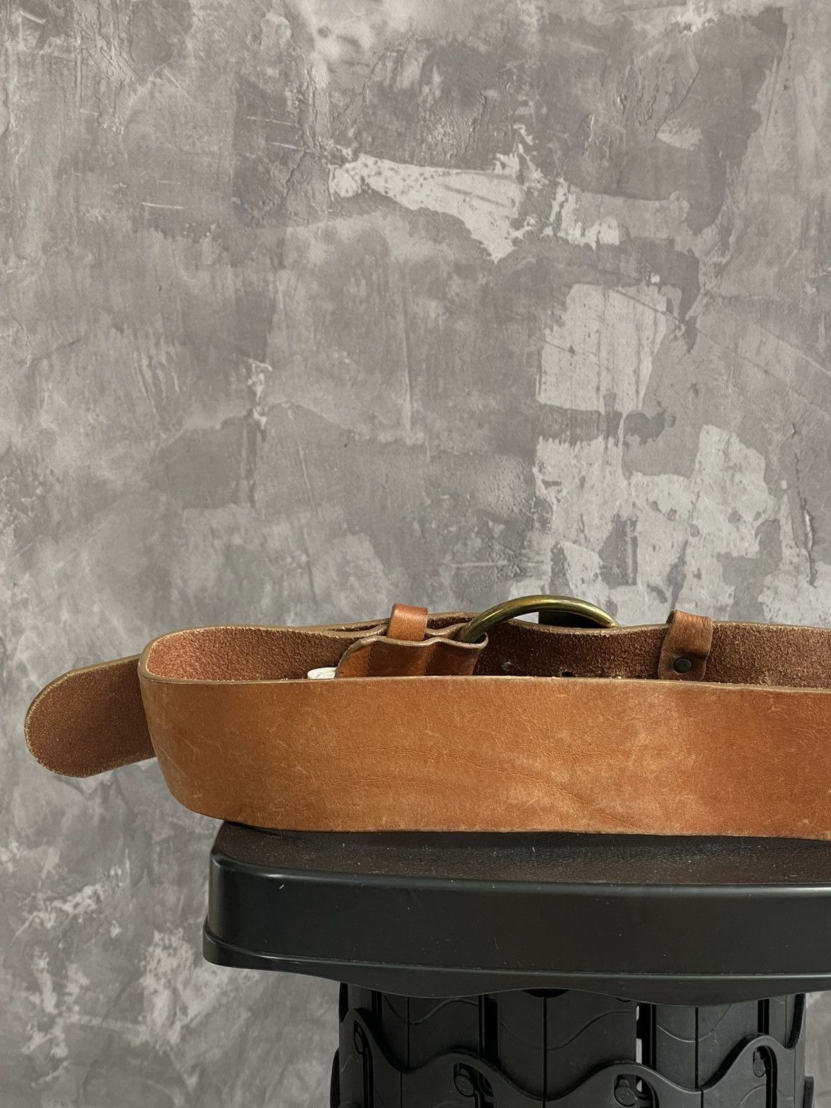 20471120 × Diesel × Japanese Brand Vintage Y2K Diesel Grunge Metal Buckle Leather Belt Size ONE SIZE - 6 Thumbnail