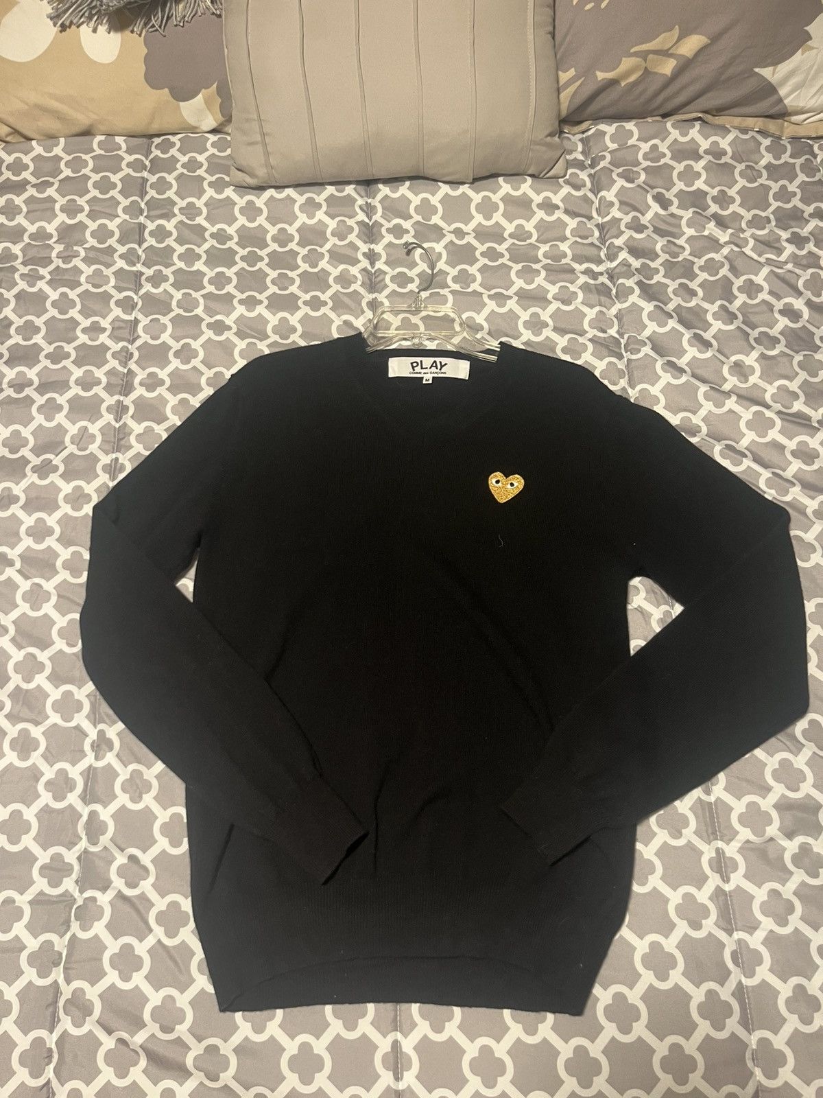 Comme des Garcons PLAY Comme Des Garcon black sweater Size US M / EU 48-50 / 2 - 1 Thumbnail