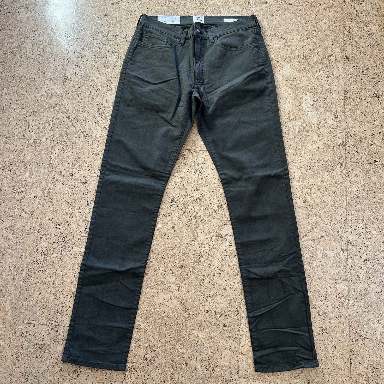 NEW Huckberry 365 Slim Fit Stretch Chino Pants 32x34