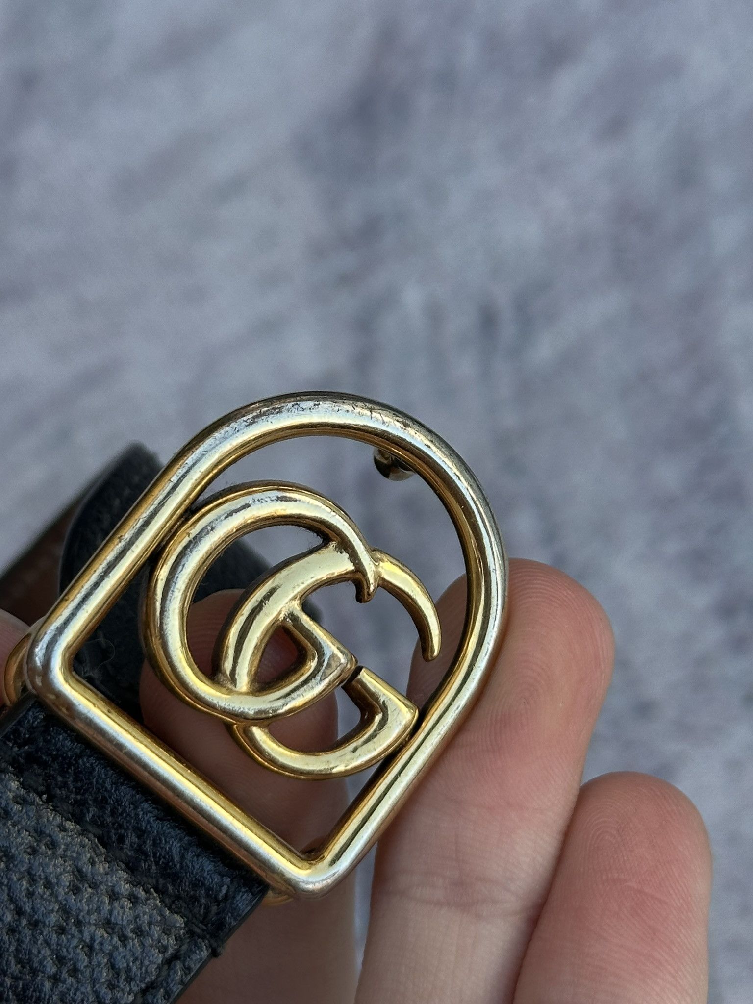 Gucci Gucci Bracelet Wrap GG Marmont Logo Black Leather Size ONE SIZE - 4 Thumbnail
