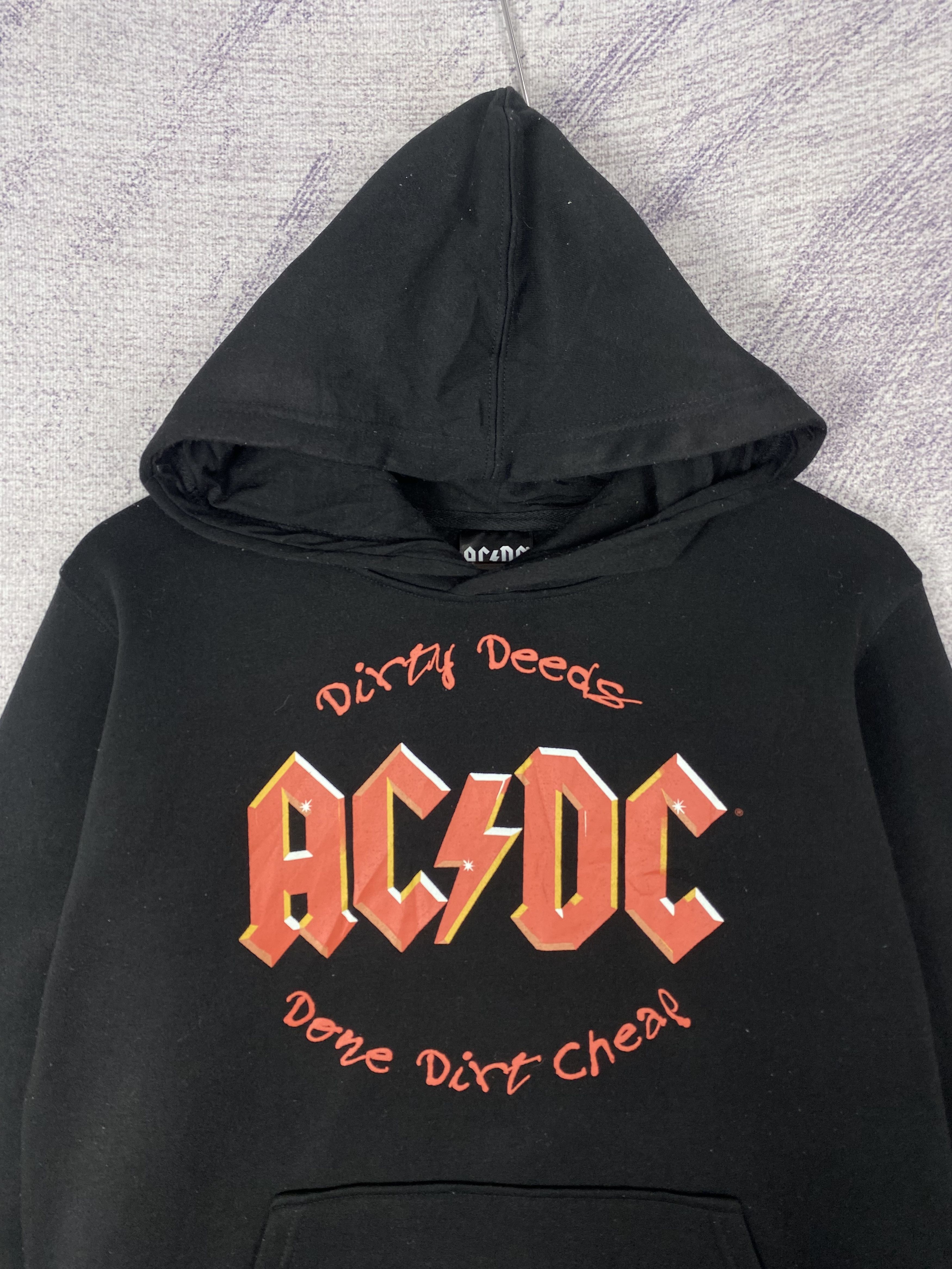 AC/DC Vintage AC DC Band Tees Pullover Black Hoodies Size US L / EU 52-54 / 3 - 2 Thumbnail