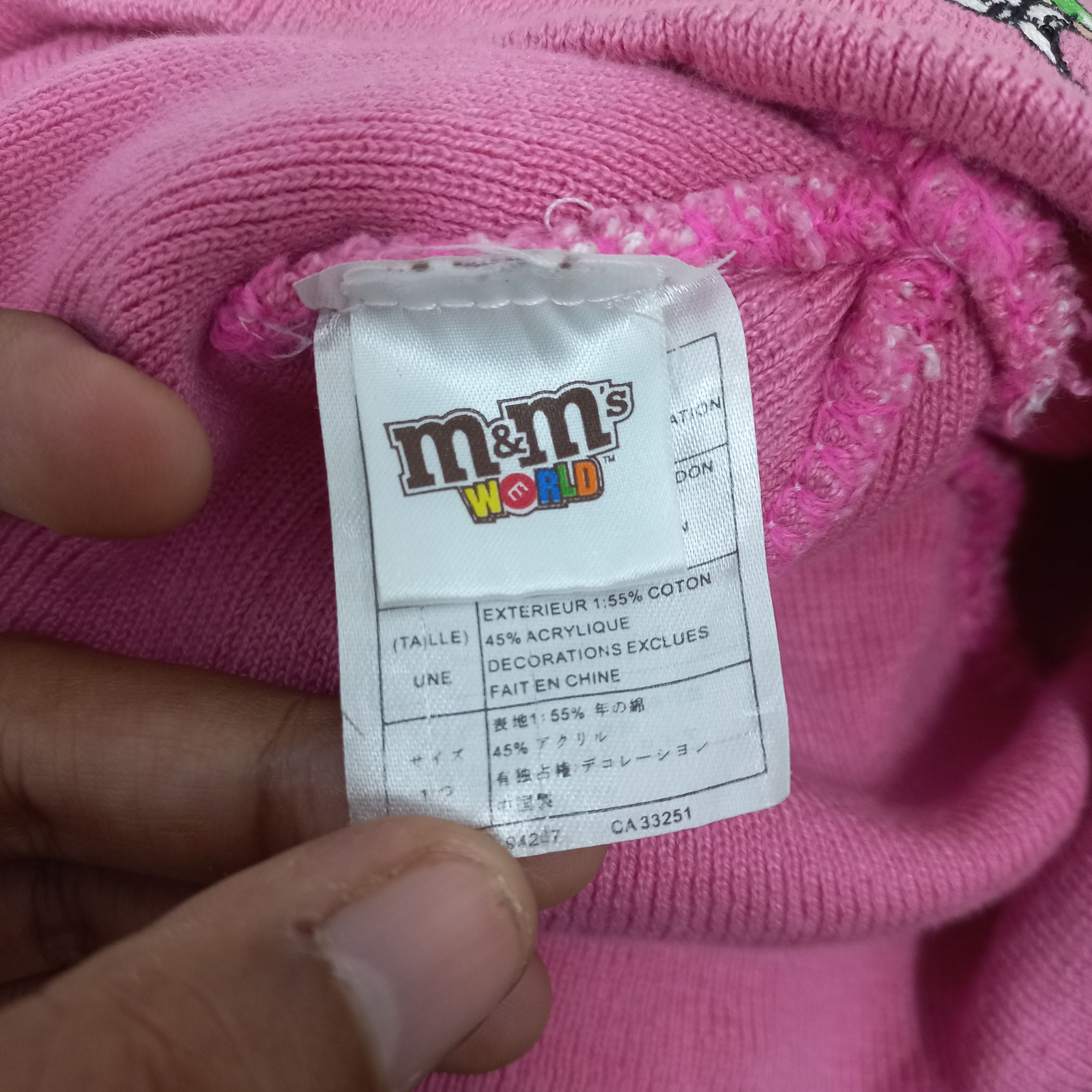 Japanese Brand 🫶🏼Vintage m&n character cartoon pull on beanie hat Size ONE SIZE - 3 Thumbnail