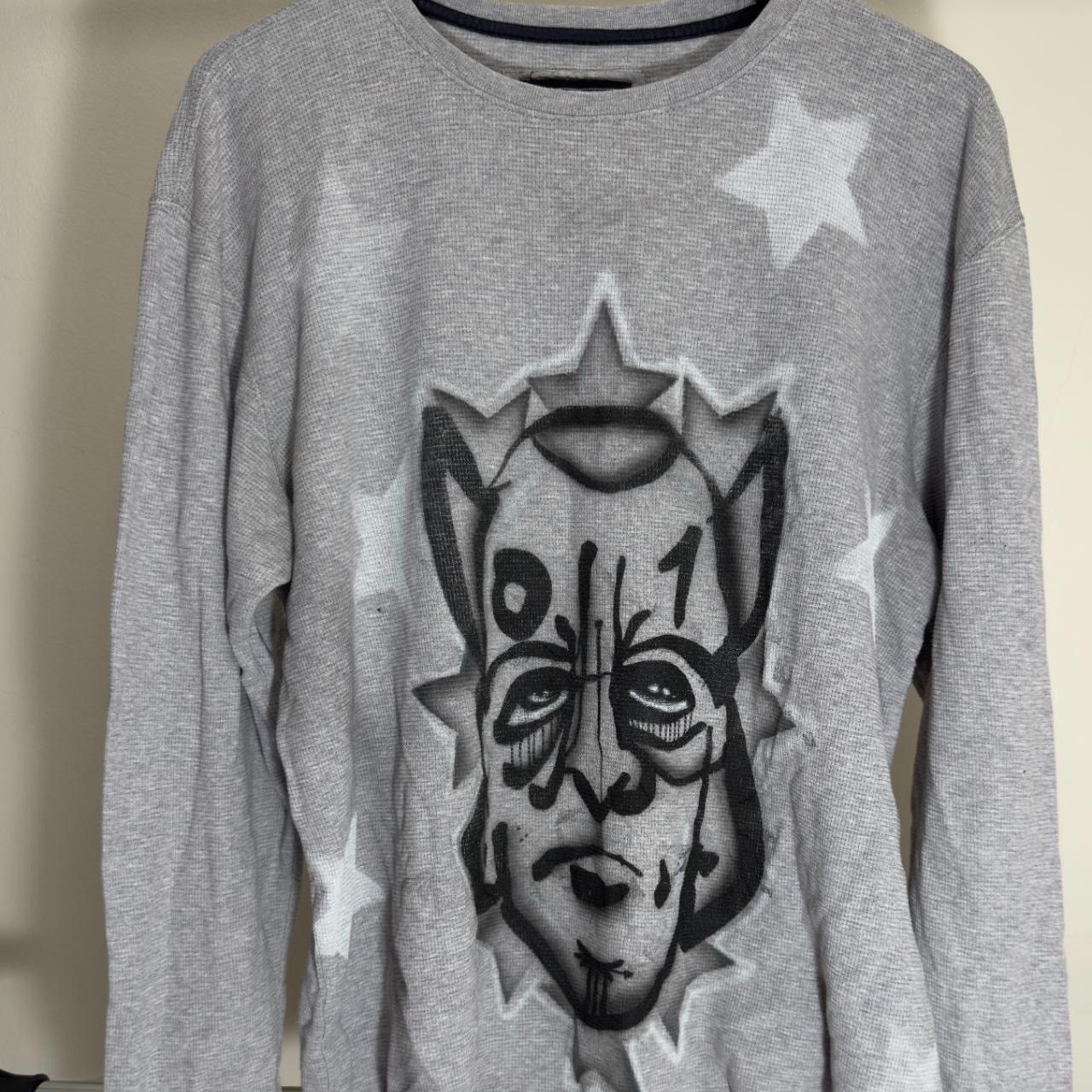 Champs Sport Distressed Airbrushed waffle long sleeve Size US L / EU 52-54 / 3 - 1 Thumbnail