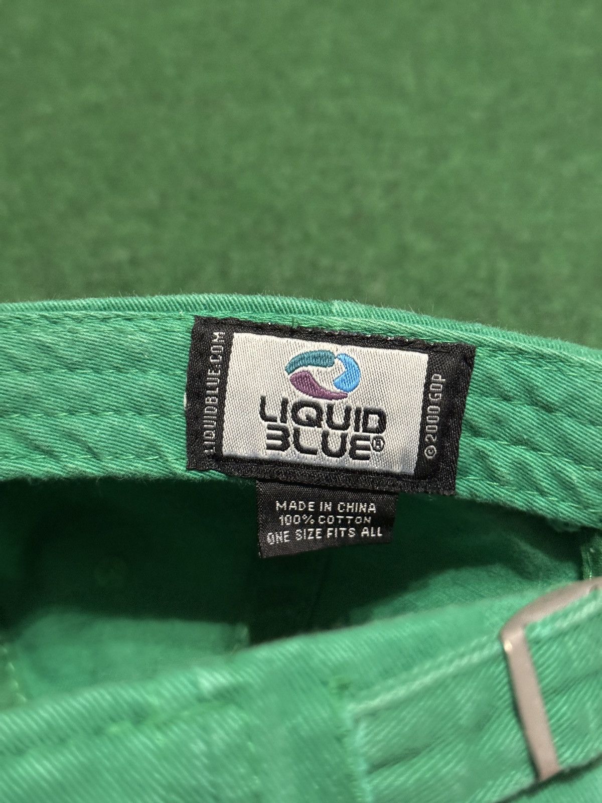 Liquid Blue Grateful Dead Liquid Blue Concert Boston Garden Strap Hat Size ONE SIZE - 6 Thumbnail