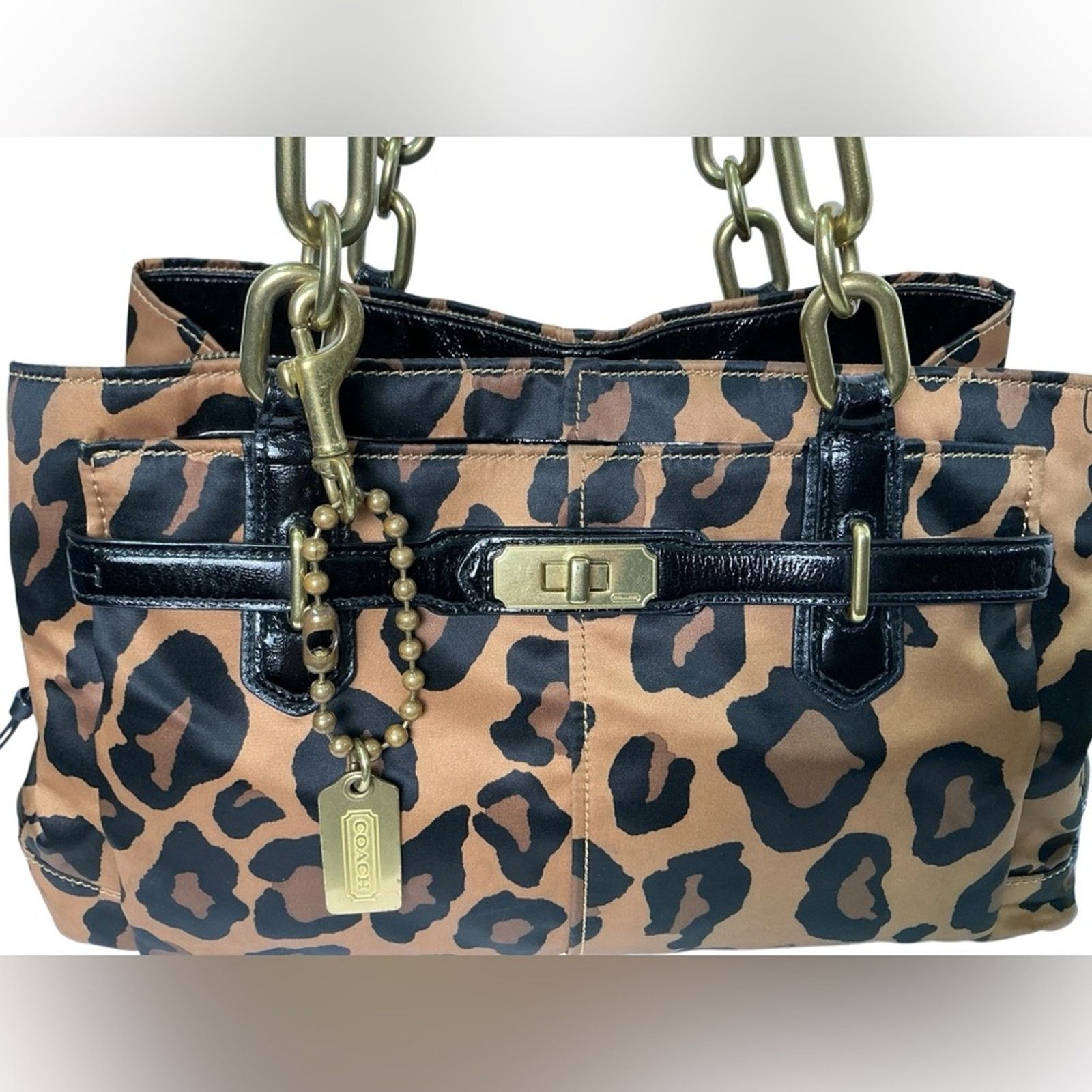 Coach Coach Chelsea Ocelot Jayden Carryall Leopard Shoulder Bag Size ONE SIZE - 3 Thumbnail