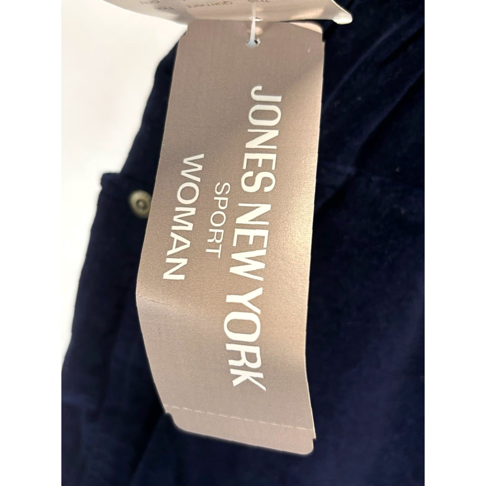 Jones New York VINTAGE Jones New York Velvet Skirt Midi Maxi Plus 22W Navy Back Slit Women, Adult, Plus Size, 22W, Velvet, 90s/Classic Fashion Size 40" / US 18 - 5 Thumbnail