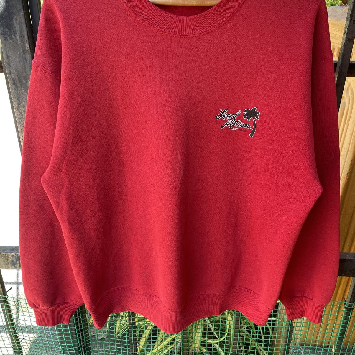 Vintage 🔥Vintage 90s Local Motion USA Made Big Logo Sweatshirts Size US M / EU 48-50 / 2 - 5 Thumbnail