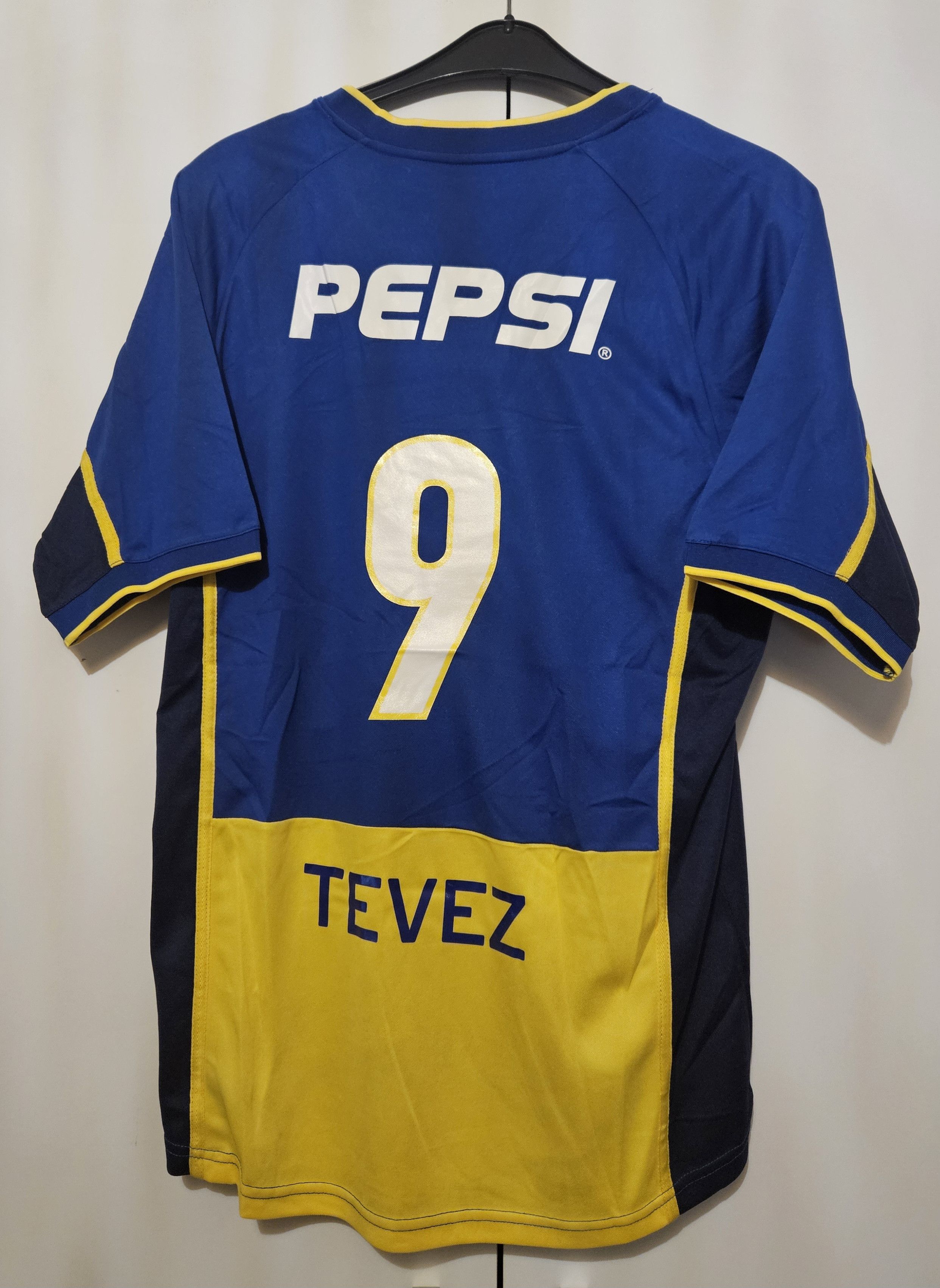 Other Tevez 9 Boca Juniors 2002/2003 Vintage Soccer Jersey trikot Size US L / EU 52-54 / 3 - 1 Thumbnail