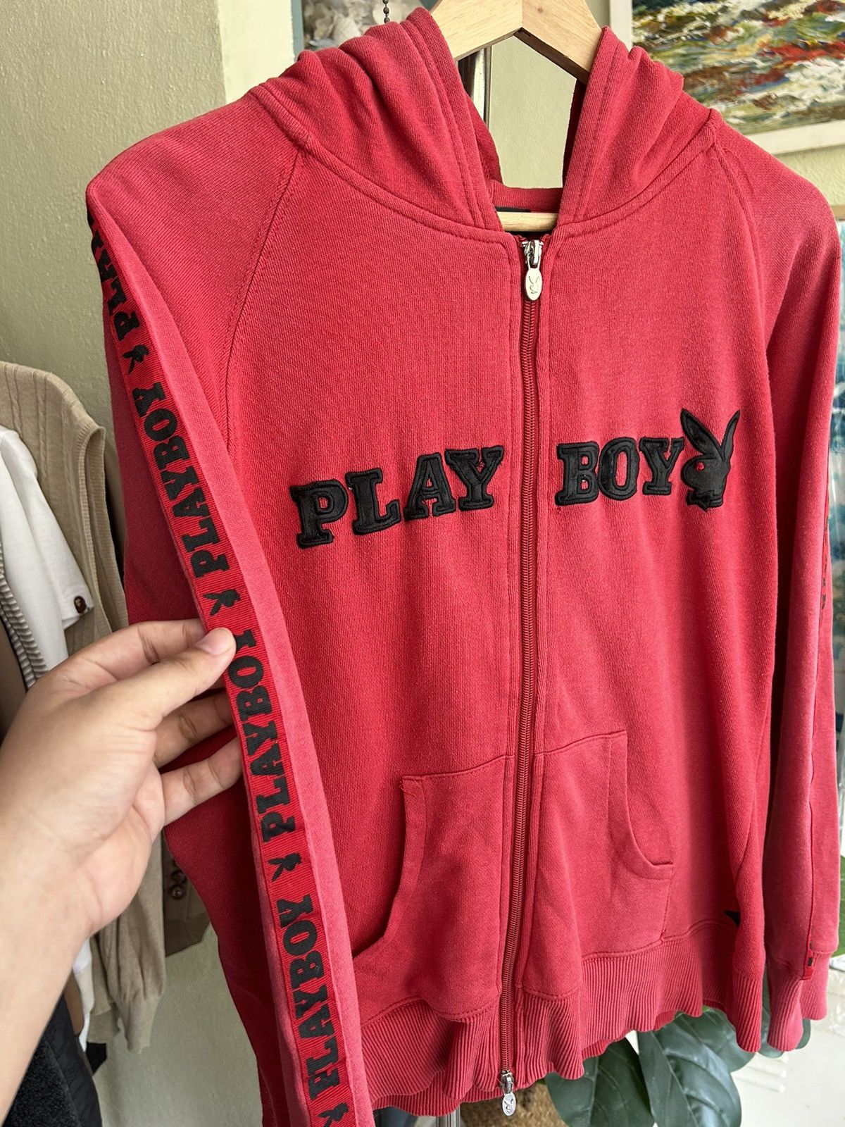 Playboy Playboy Hoodie Side Tipe Size L / US 10 / IT 46 - 3 Thumbnail