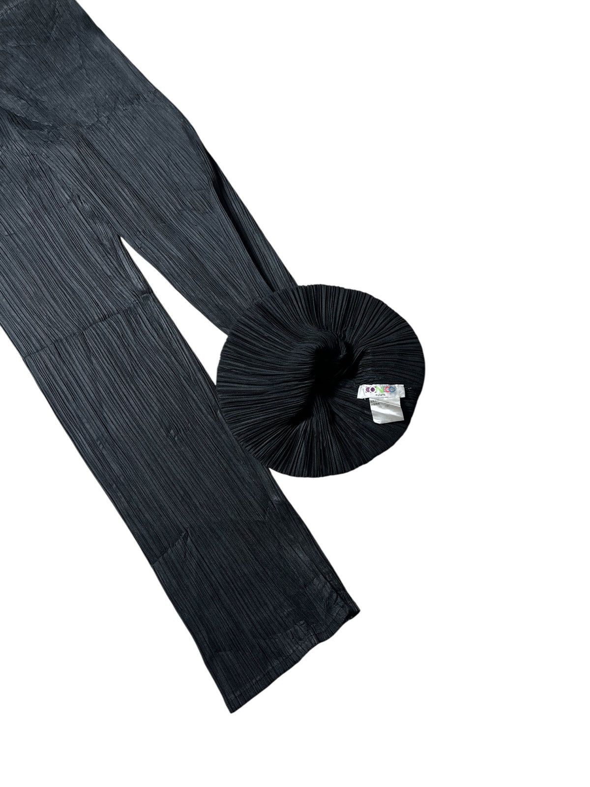 Japanese Brand Crazy Pleats Pleated Coneco Pants Size 30" / US 8 / IT 44 - 4 Thumbnail