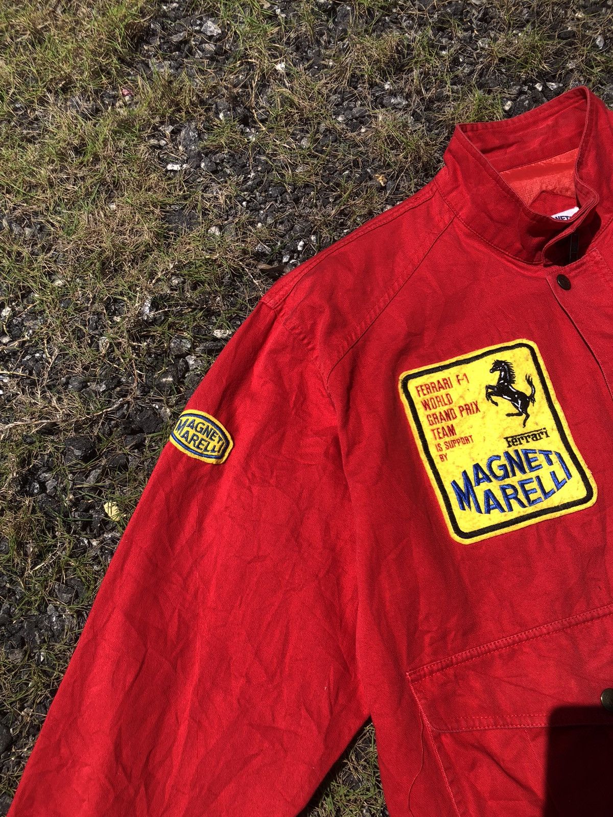 Ferrari Vintage 90s MAGNETI MARELLI F-1 Racing World Grand Prix Team Size US XL / EU 56 / 4 - 3 Thumbnail