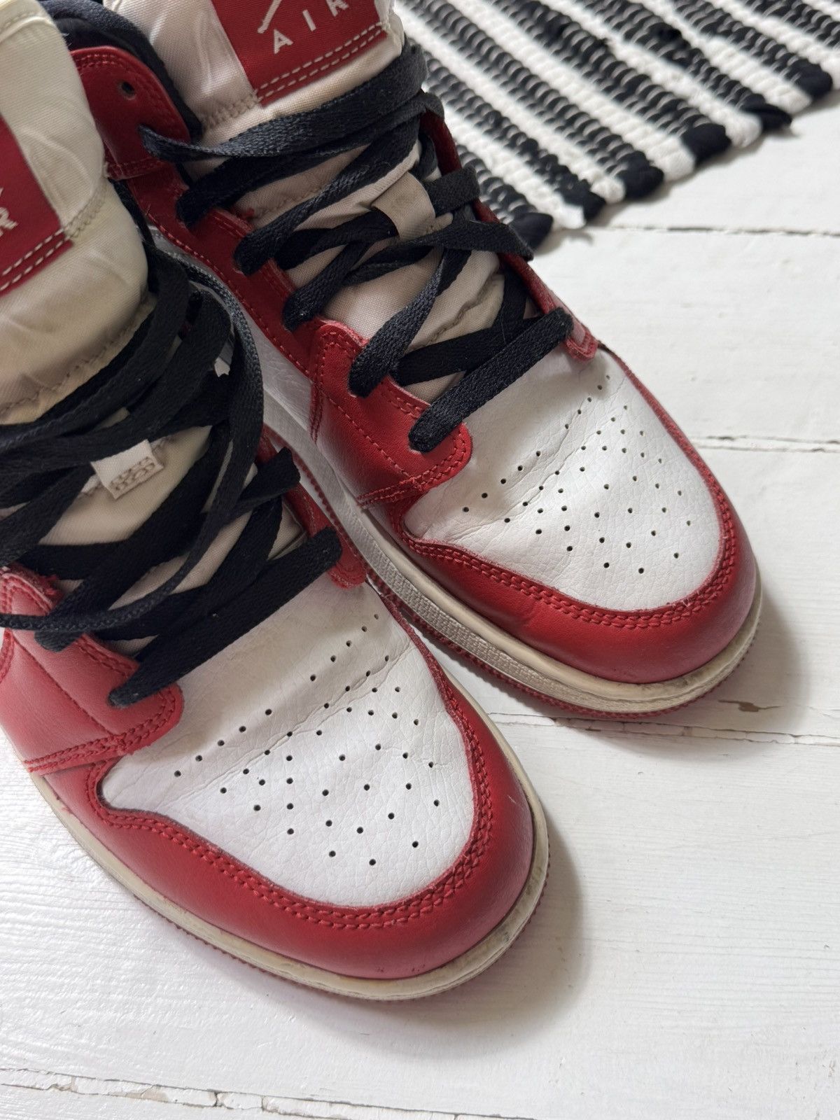 Jordan Brand × Nike × Vintage NIKE AIR JORDAN 2020 BLACK/RED HI TOP SNEAKERS SHOES Size US 8.5 / IT 38.5 - 2 Thumbnail