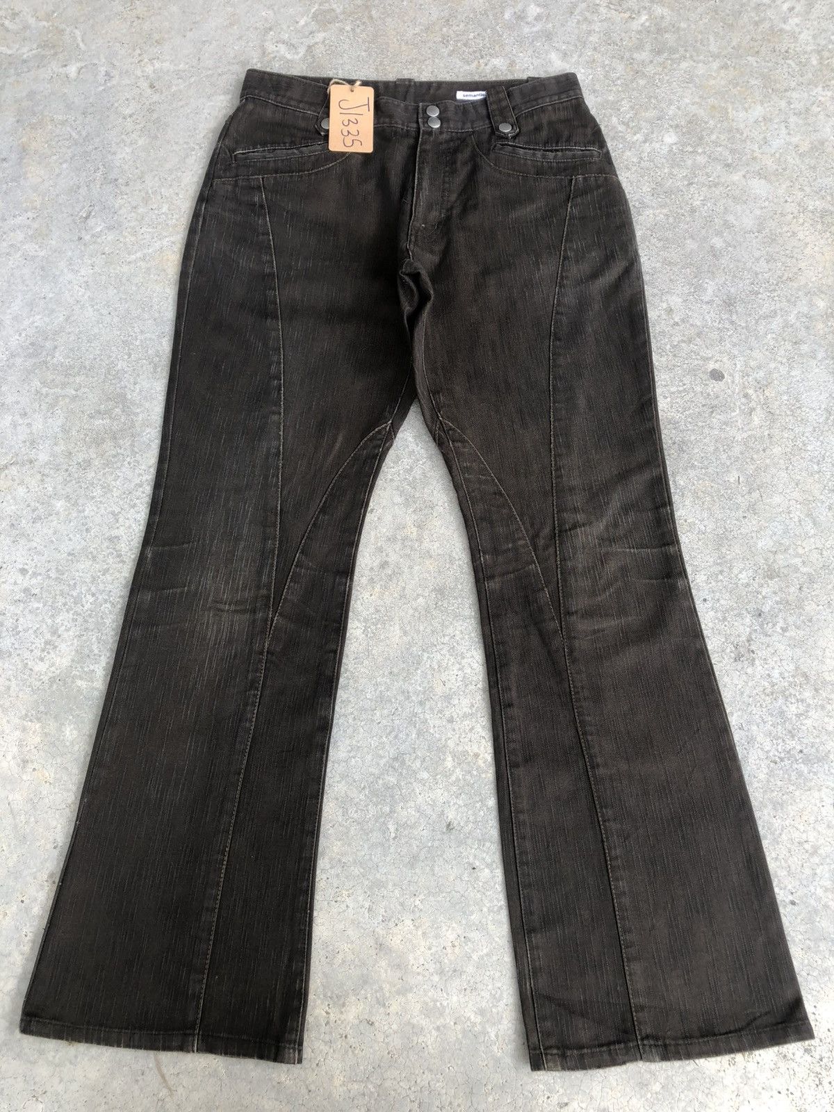 If Six Was Nine Semantic Design Flared Jeans Distressed Jeans Size US 31 - 1 Thumbnail