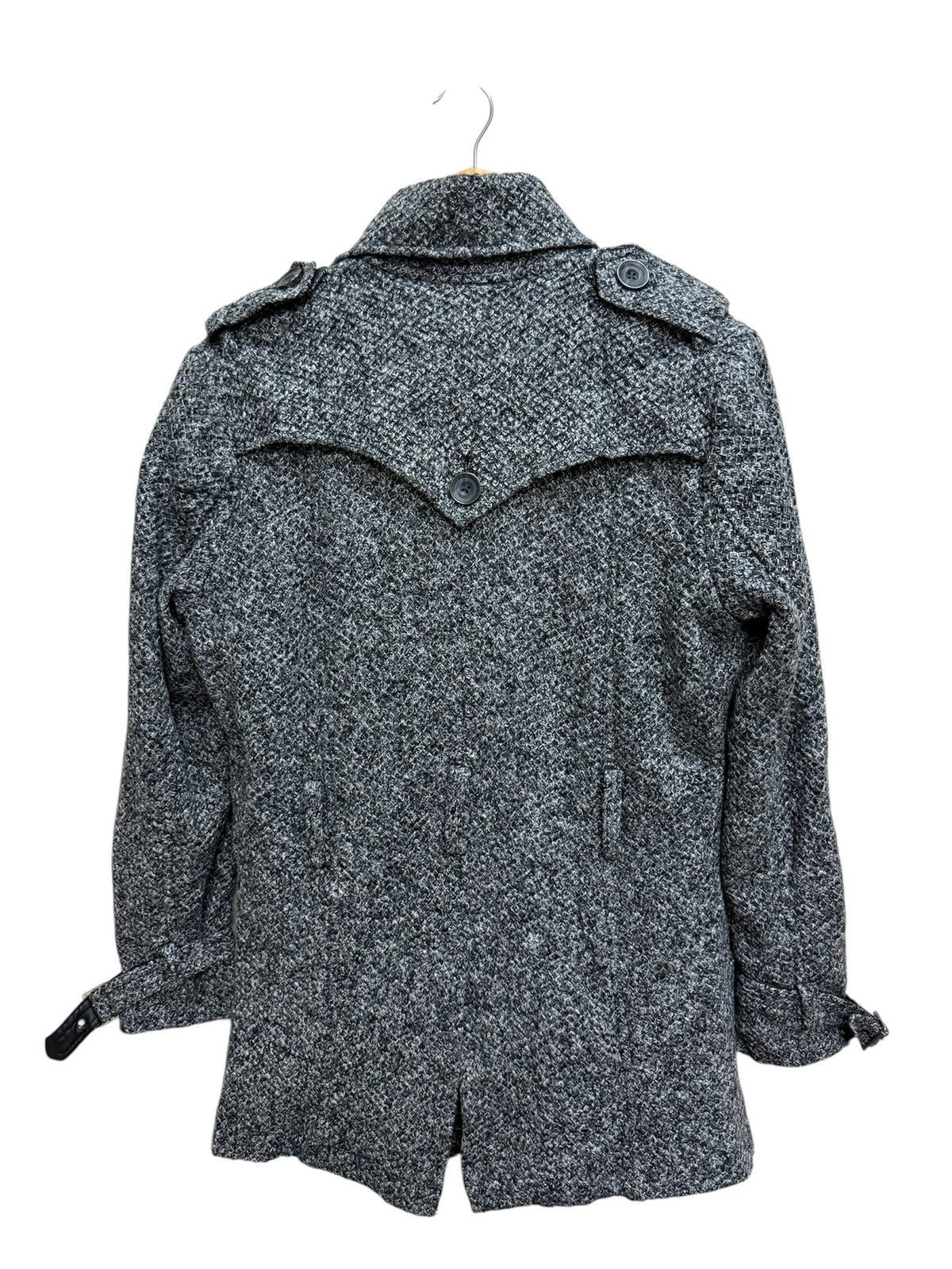Japanese Brand × semanticdesign Semantic Design Knit Trenche Coat Jacket Size US S / EU 44-46 / 1 - 2 Thumbnail