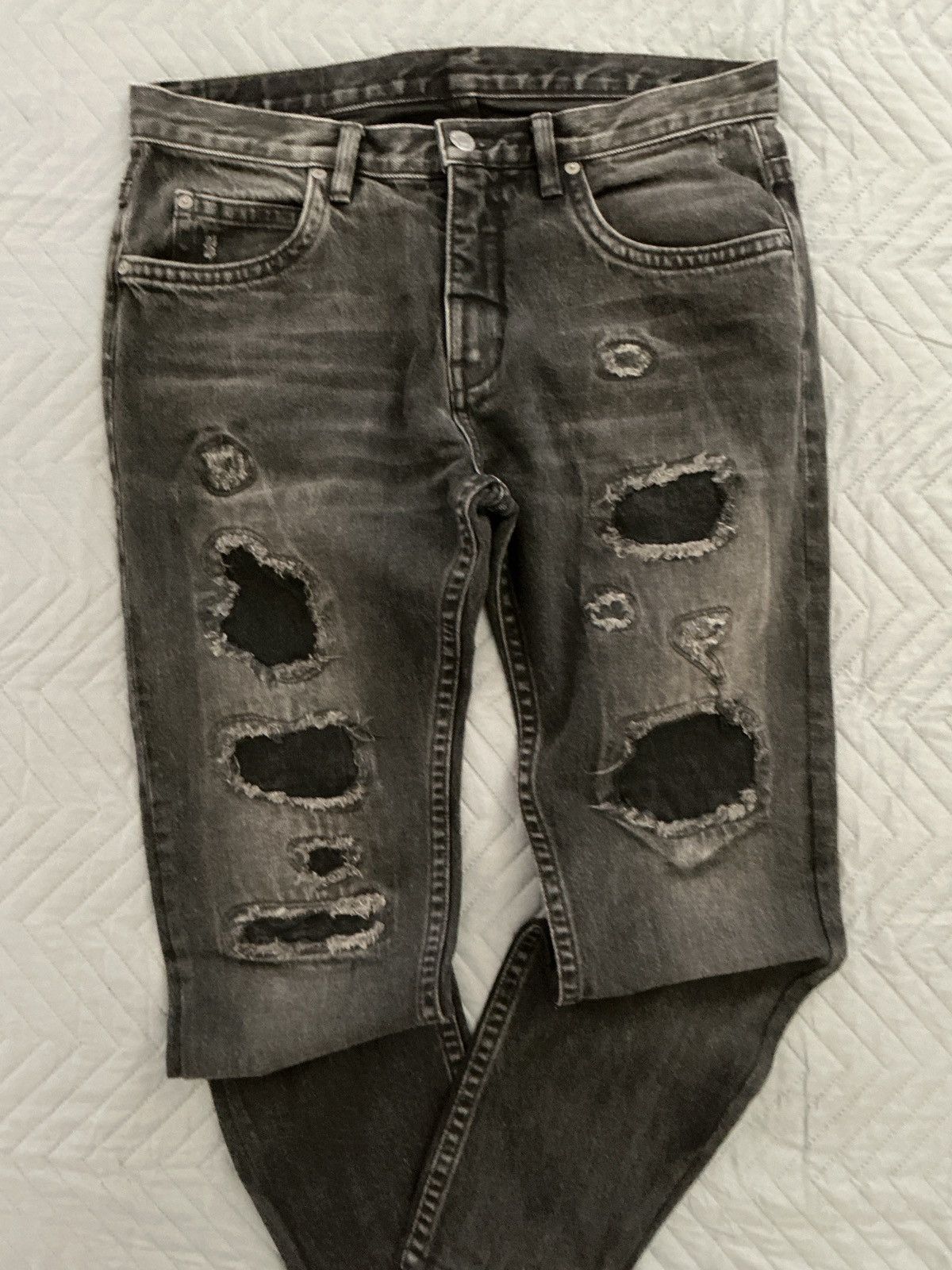 Helmut Lang Helmut Lang MR 87 Jeans – Made in USA – Unisex – Archive Size US 32 / EU 48 - 9 Thumbnail