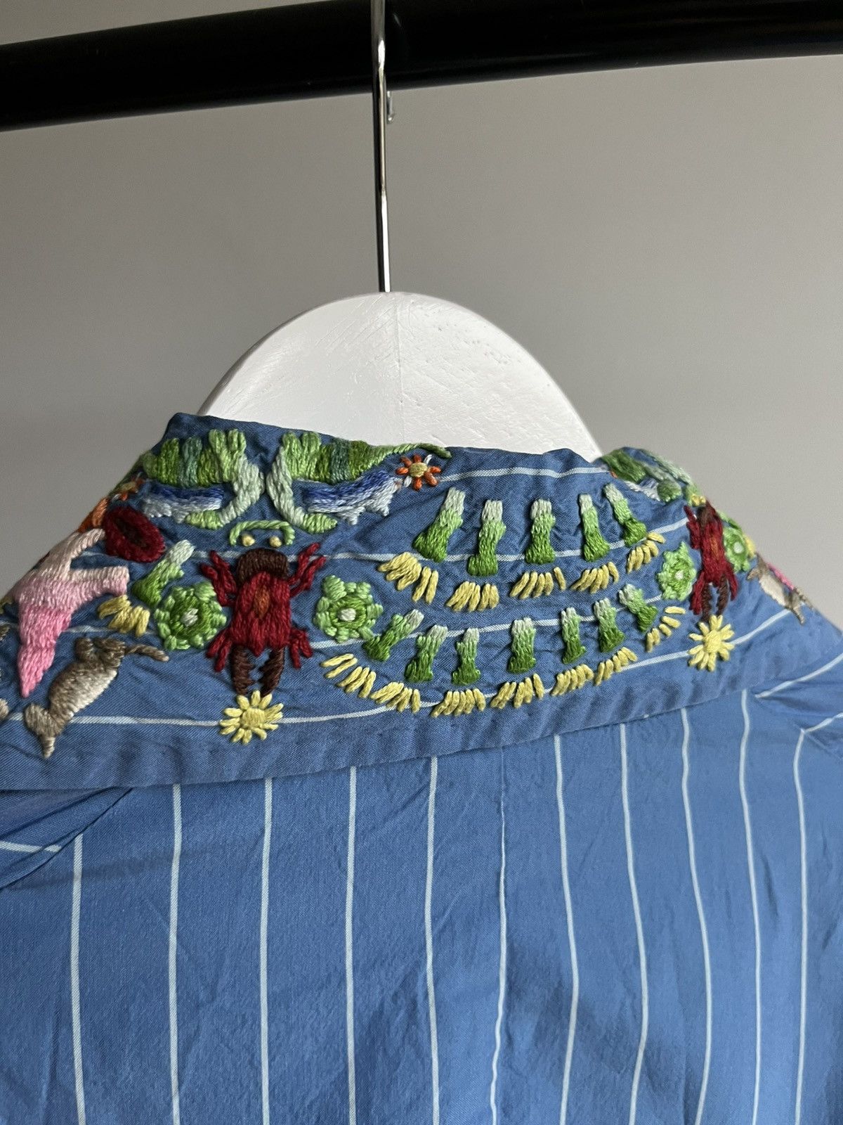 Walter Van Beirendonck Walter van Beirendonck SS06 runway embroidered folk blazer Size M / US 6-8 / IT 42-44 - 9 Thumbnail