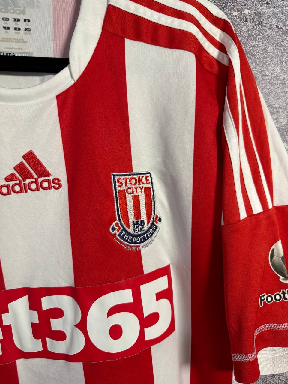 Adidas Vintage Stoke City 2012/13 Adidas Soccer Jersey Size US XL / EU 56 / 4 - 8 Thumbnail