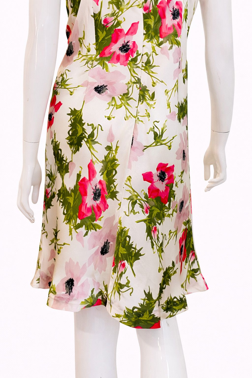 John Galliano John Galliano Silk Slip Floral Poppy Designer Dress Size M / US 6-8 / IT 42-44 - 5 Thumbnail