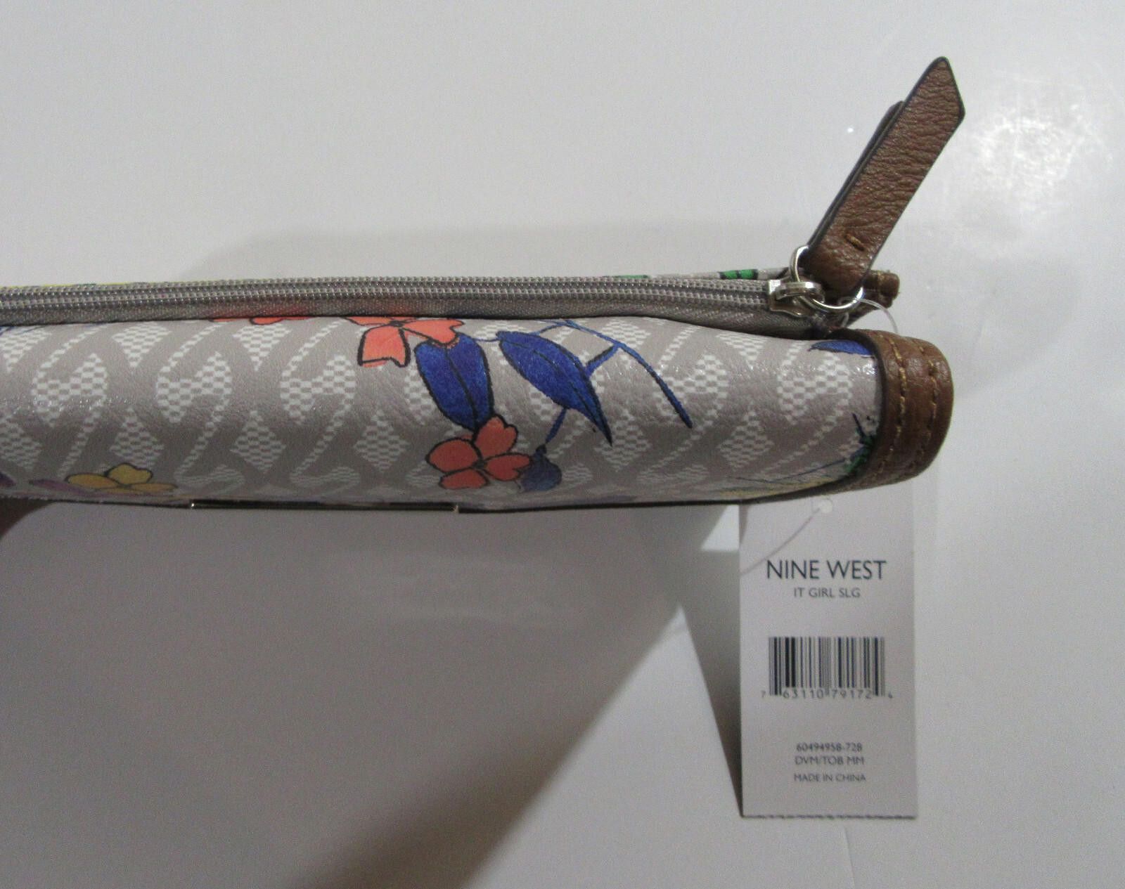 Nine West Nine West It Girl Trifold Checkbook Wallet Floral Multicolor Size ONE SIZE - 4 Thumbnail
